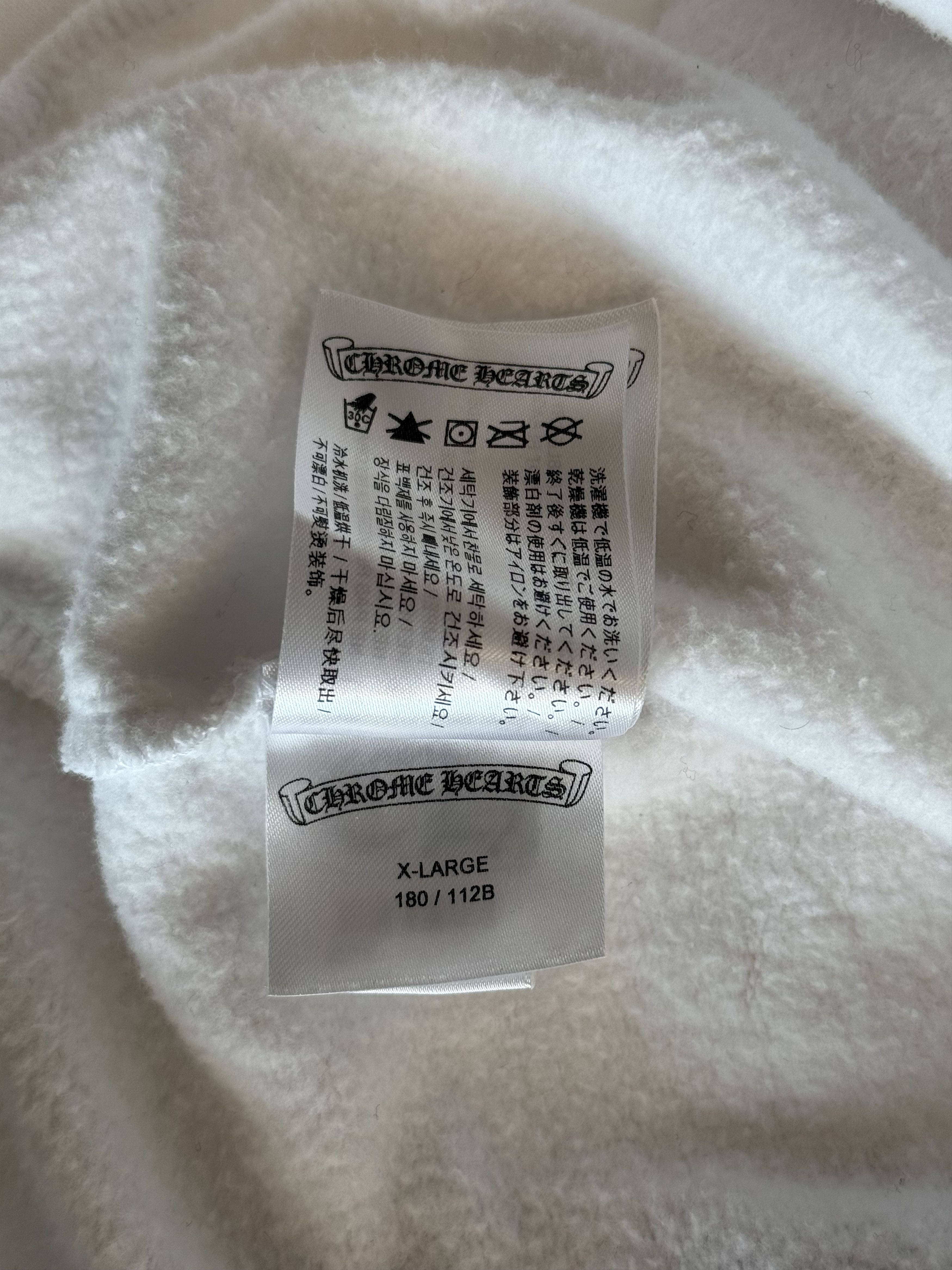 Chrome Hearts Chrome Hearts White & Blue Script Logo Zip Up Hoodie Size US XL / EU 56 / 4 - 6 Thumbnail