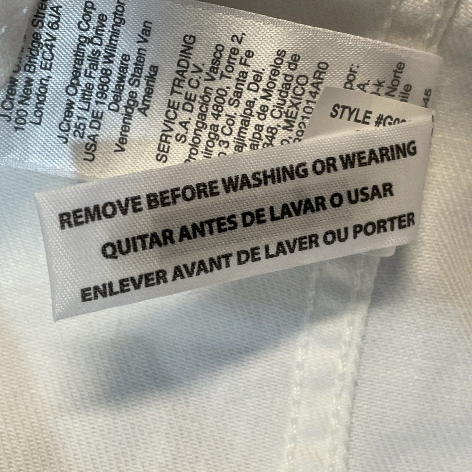 J.Crew J.CREW DENIM size S Jacket COTTON Long Sleeves WHITE Size S / US 4 / IT 40 - 23 Thumbnail