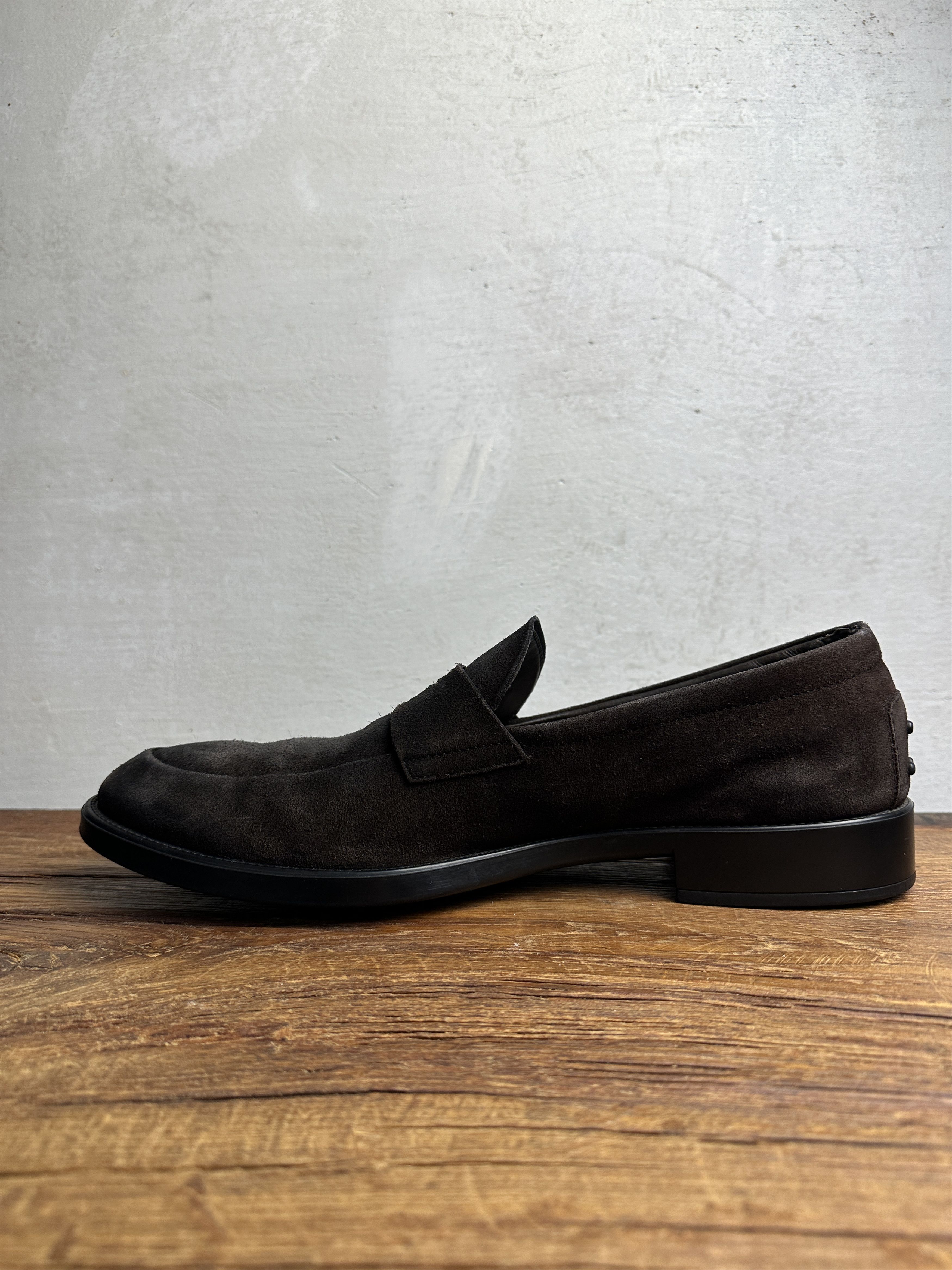 Tod's Tod's Formal Brown Suede Loafers Size US 11 / EU 44 - 3 Thumbnail