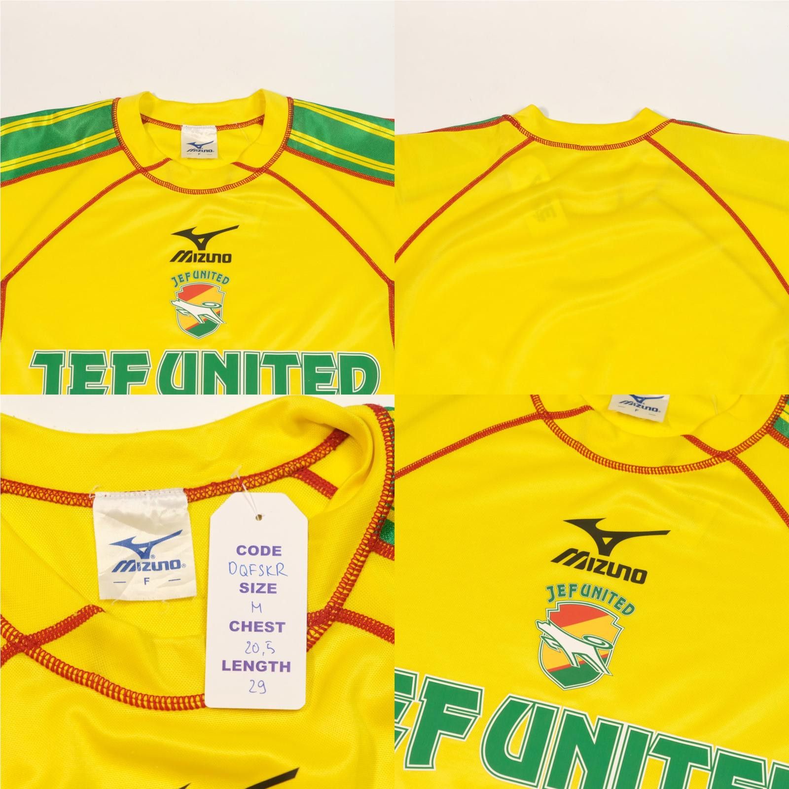 Mizuno 2002/03 JEF United Ichihara Home Shirt J-League (M) Size US M / EU 48-50 / 2 - 4 Thumbnail