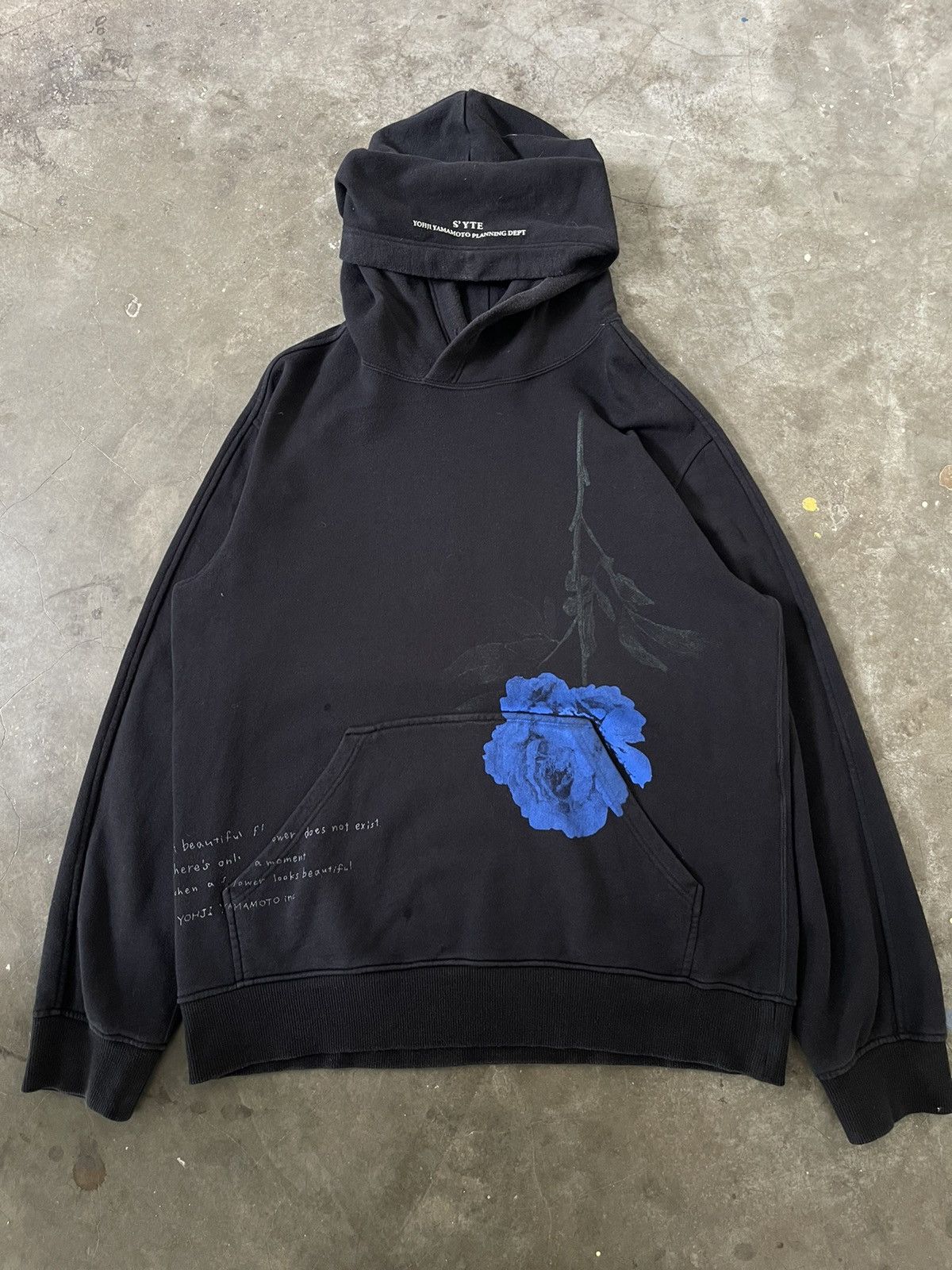 Yohji Yamamoto S’yte Yohji Yamamoto Beautiful Flower Hoodie Penelope Style Size US L / EU 52-54 / 3 - 1 Thumbnail