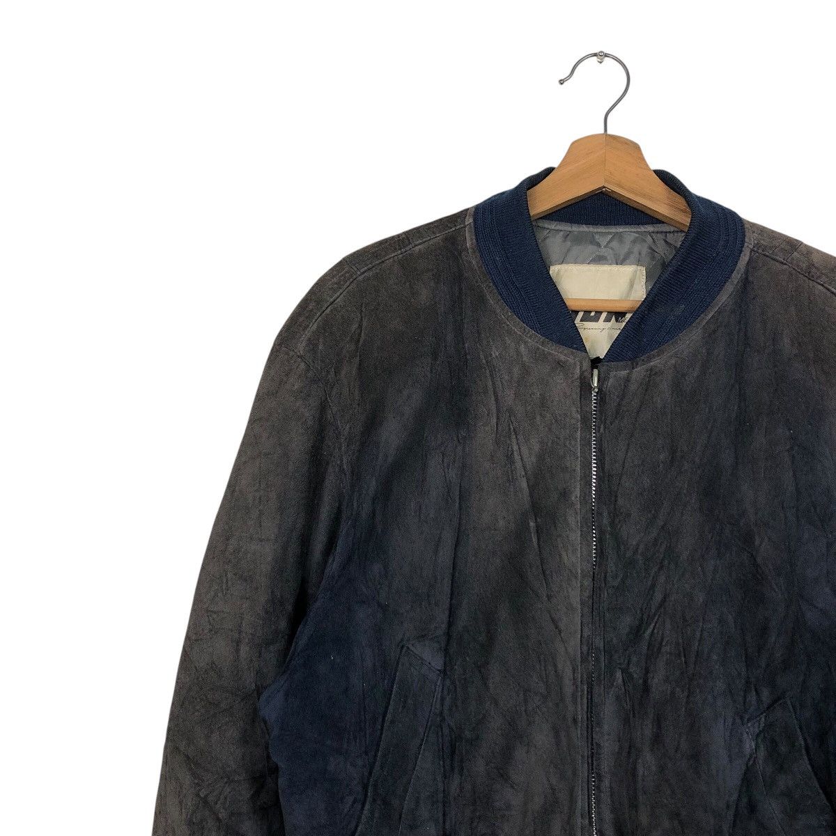 Japanese Brand 📌Vintage Bomber Leather Jacket Jun Men Suede Issey Miyake Size US M / EU 48-50 / 2 - 8 Thumbnail