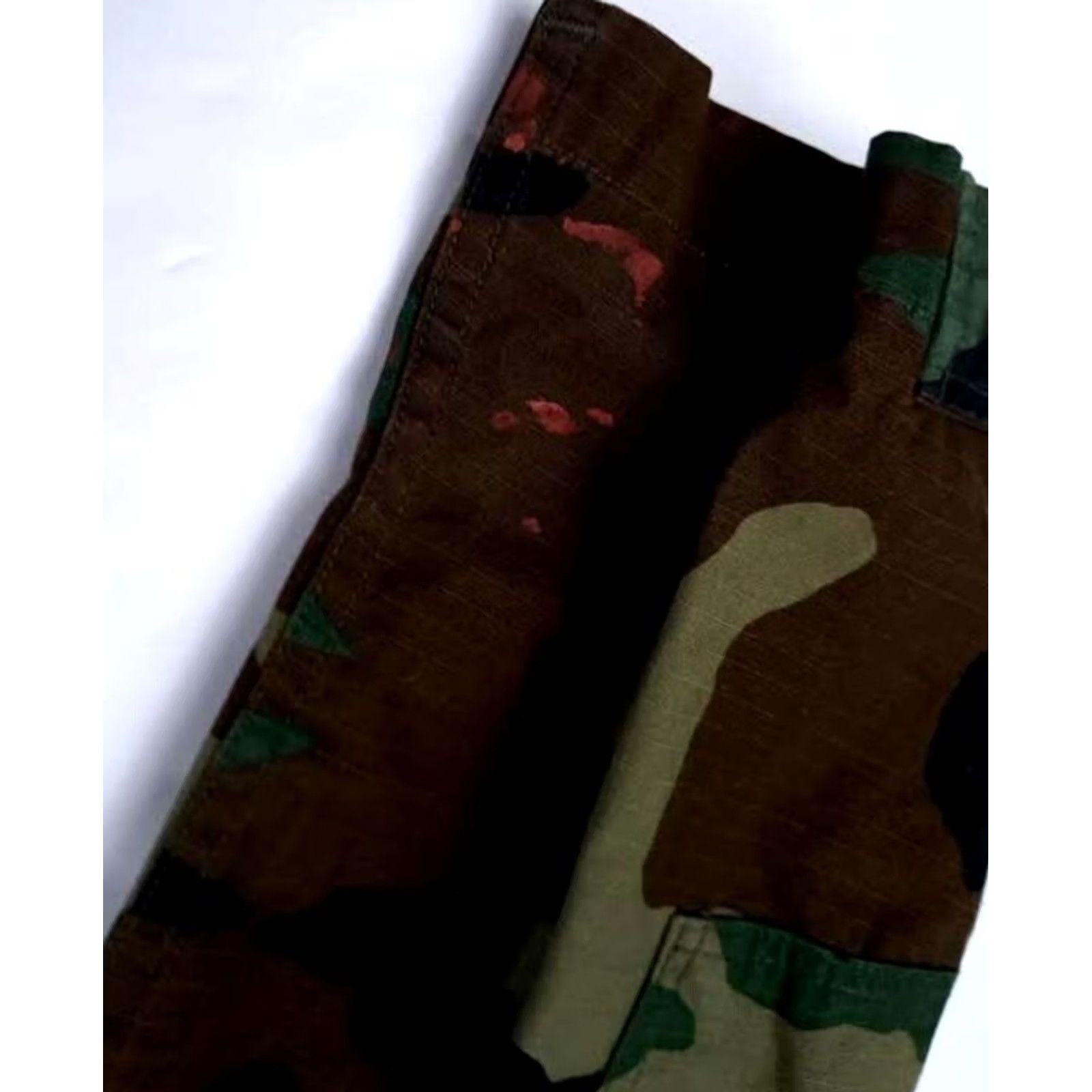 Commando VINTAGE US Military Field Shirt Air Force Air Combat Command XL Denim Camouflage Button-Up Long Sleeve Mens Size US XL / EU 56 / 4 - 2 Thumbnail
