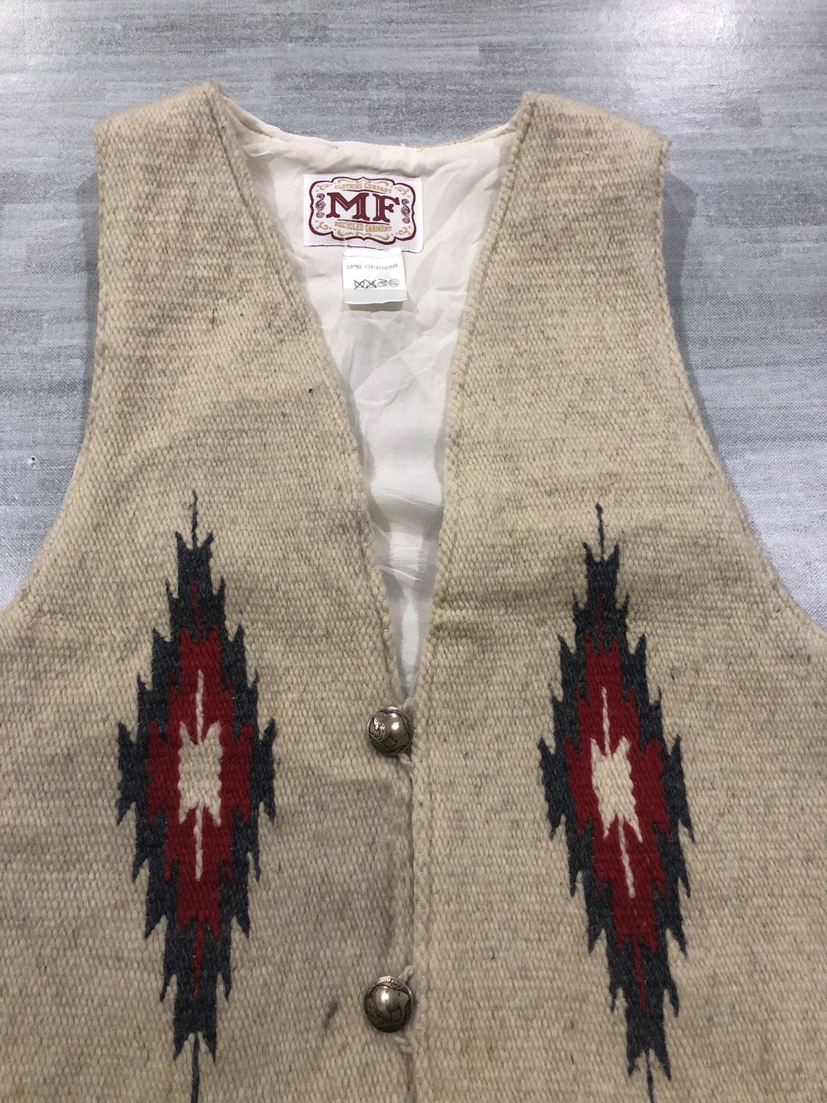 Native Vintage Chimayo Wool Novajo Vest Native Design Size US S / EU 44-46 / 1 - 5 Thumbnail
