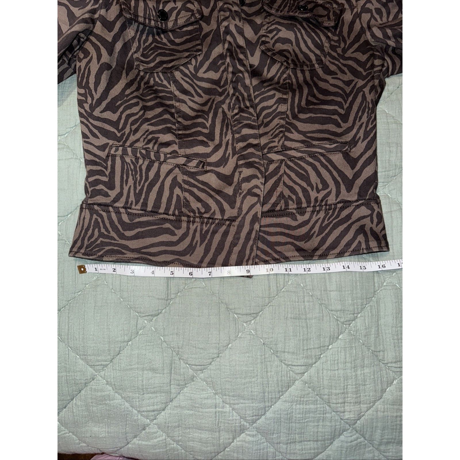 White House Black Market White House Black Market Zebra Print Jacket Size 8 MOB WIFE Size M / US 6-8 / IT 42-44 - 9 Thumbnail