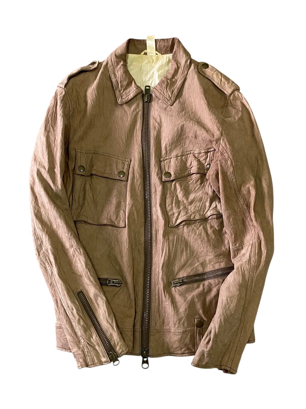 United Arrows ARCHIVE United Arrows Green Label Sheepskin Leather Jacket Size US S / EU 44-46 / 1 - 1 Thumbnail