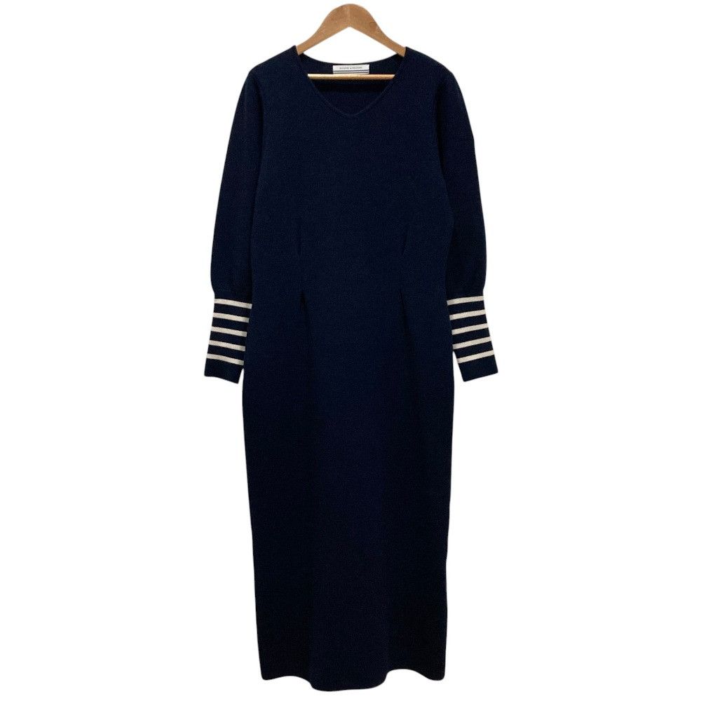 Other Other BORDERS at BALCONY knit dress Textile Dresses BD2121-1K-07 DUTY FREE for USA Size ONE SIZE - 1 Thumbnail