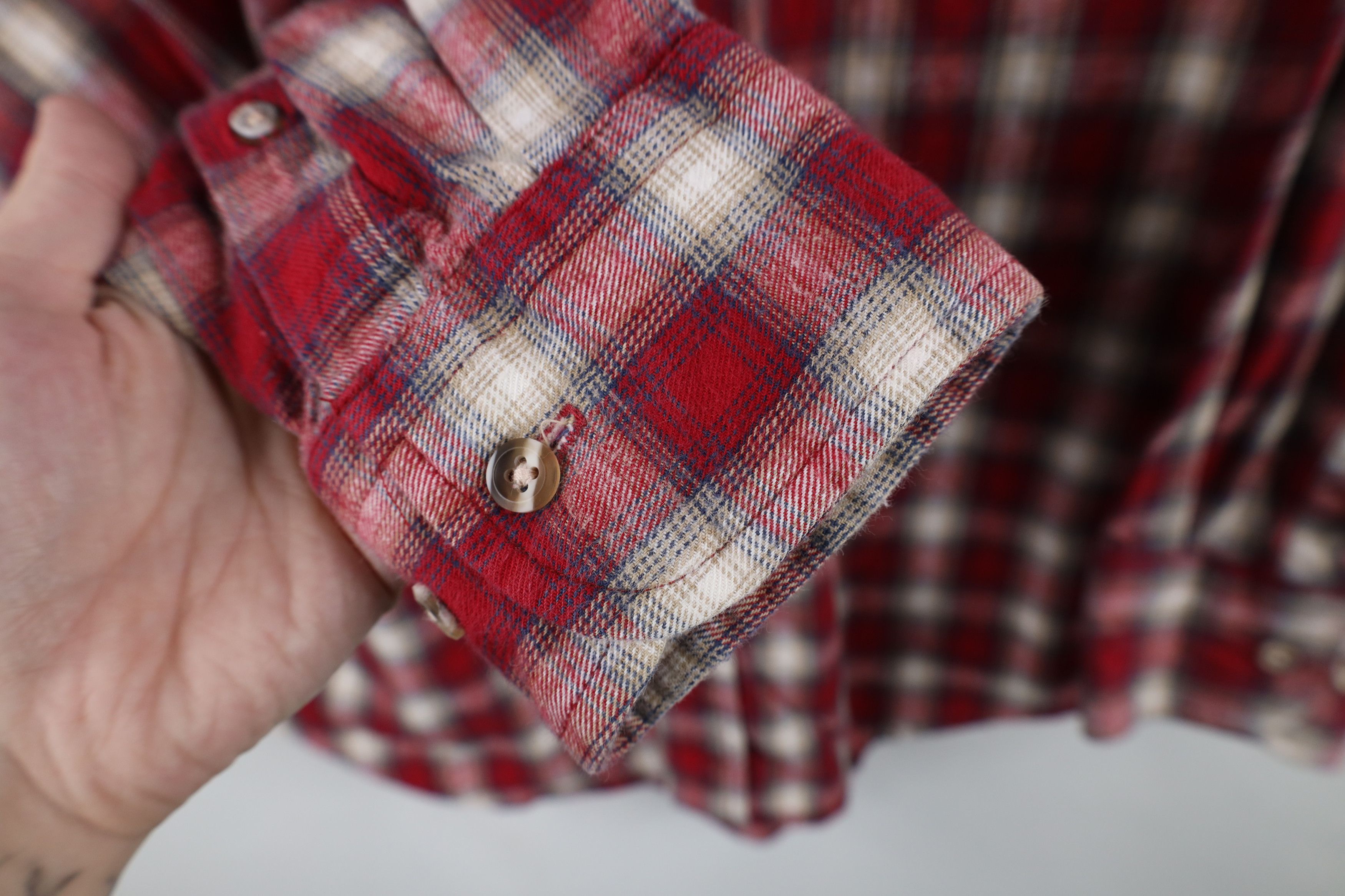 Vintage Vintage 90s Streetwear Flannel Collared Button Down Shirt Size US M / EU 48-50 / 2 - 5 Thumbnail