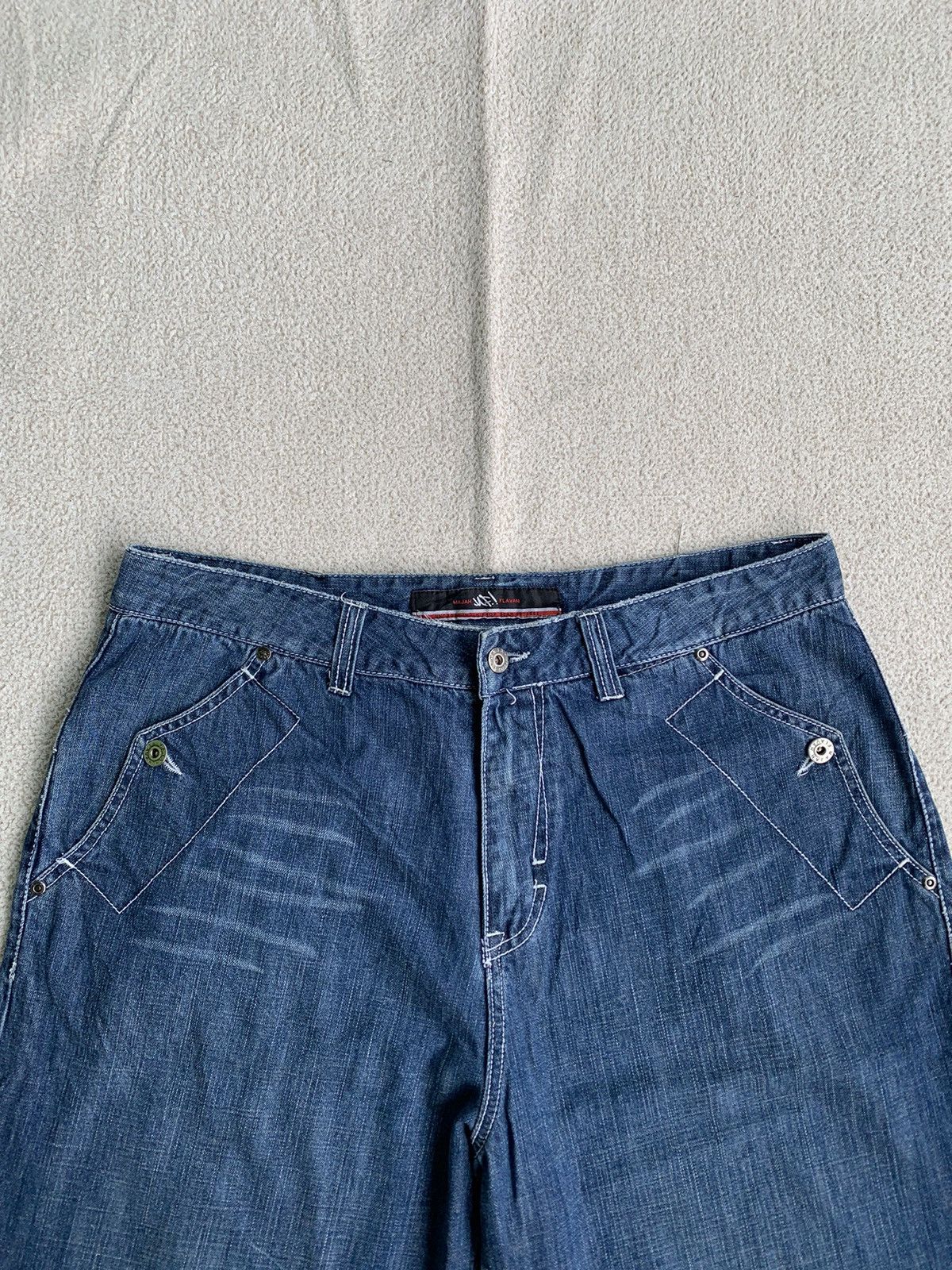 Vintage vtg 00s majah flavah baggy short pants Size US 36 / EU 52 - 7 Thumbnail