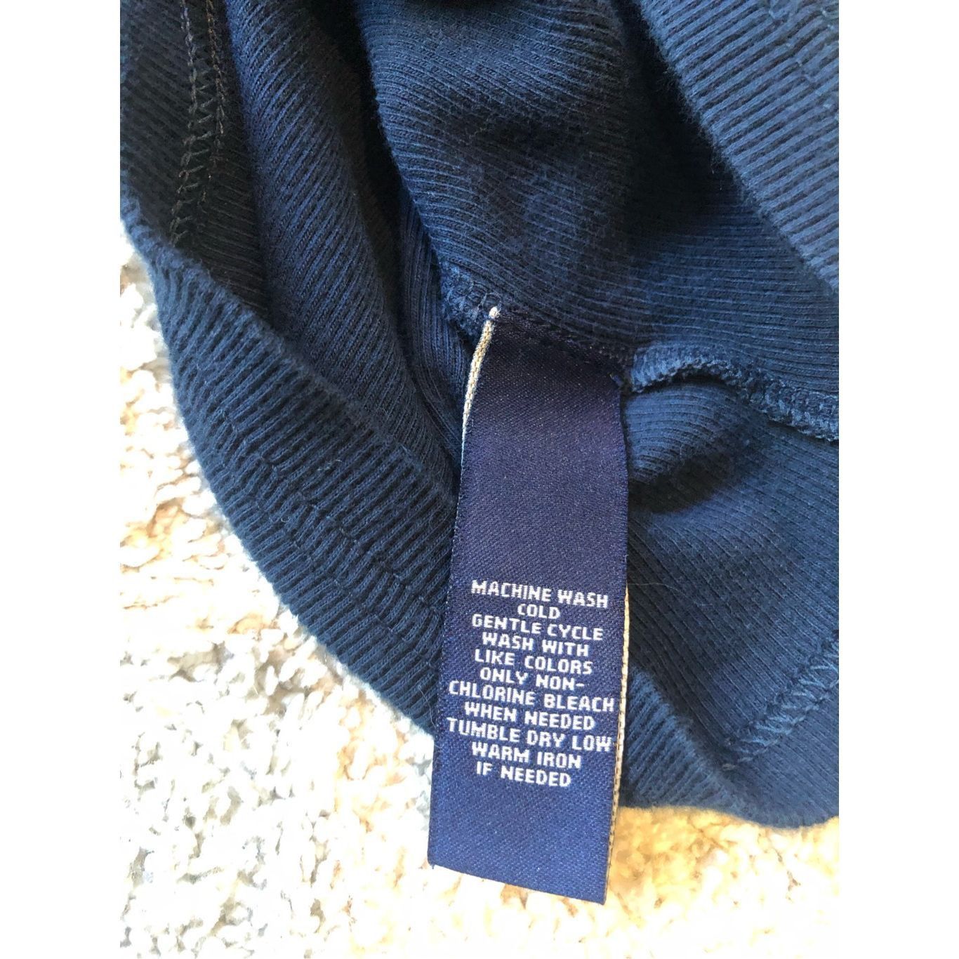 Chaps Chaps Women’s Navy Blue 3/4 Sleeve Crew Neck Blouse Size Lar Size L / US 10 / IT 46 - 6 Thumbnail