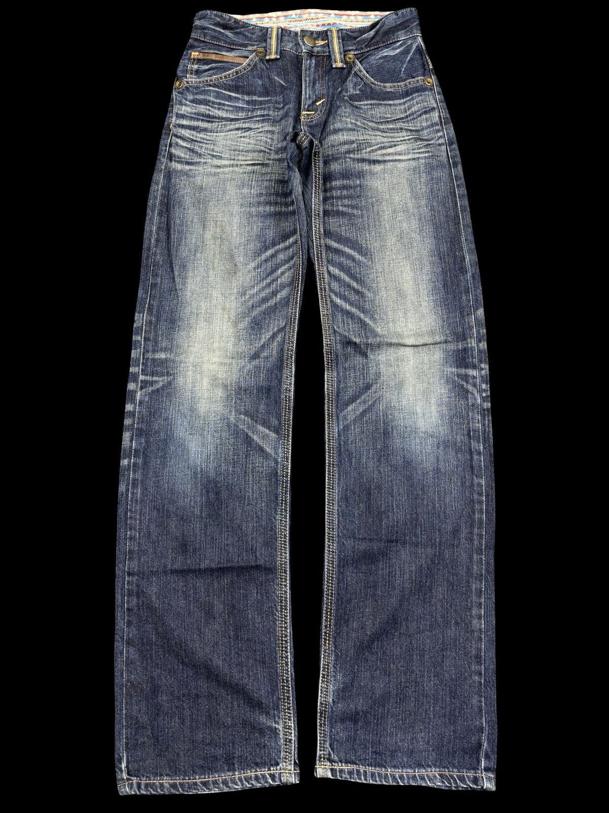 Edwin 💥Sick Fades Style💥Edwin Navajo Motive Wide Denim F996 Size US 28 / EU 44 - 1 Thumbnail