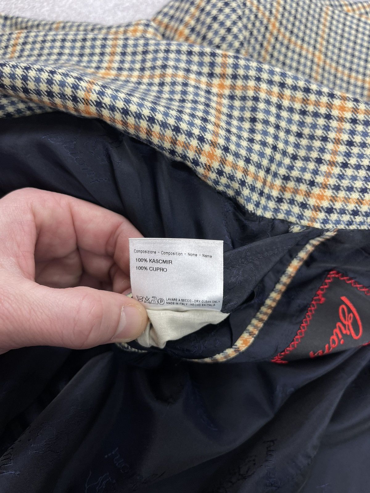 Brioni × Vintage Vintage Brioni Traiano Cashmere Blazer Jacket Size 55L Size 54L - 12 Thumbnail