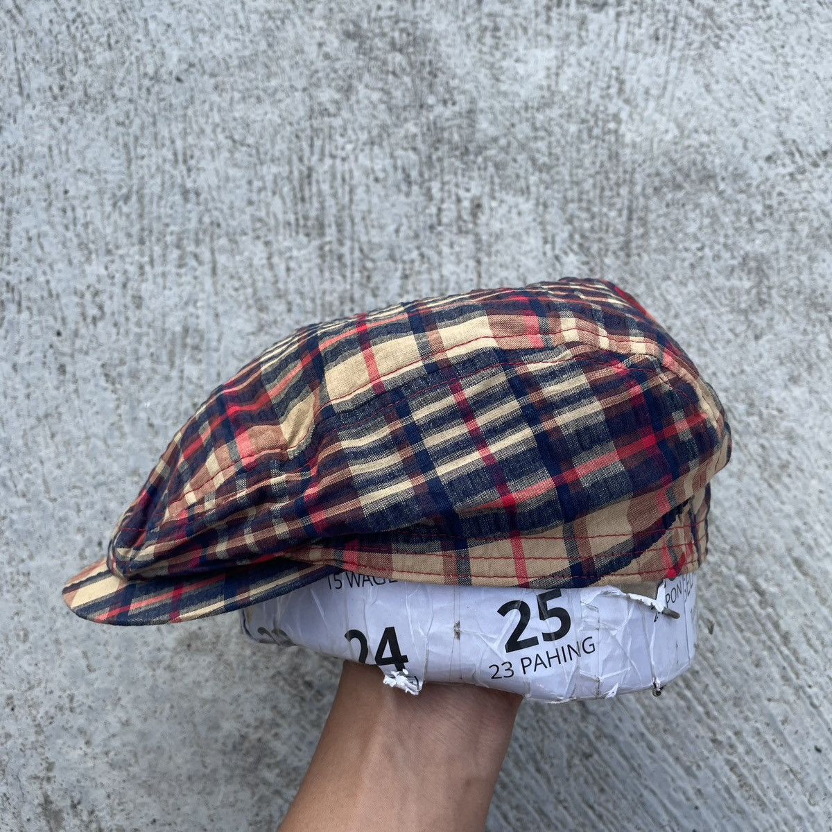 Japanese Brand × Vintage Vintage Tartan flat cap by skyline Size ONE SIZE - 2 Thumbnail