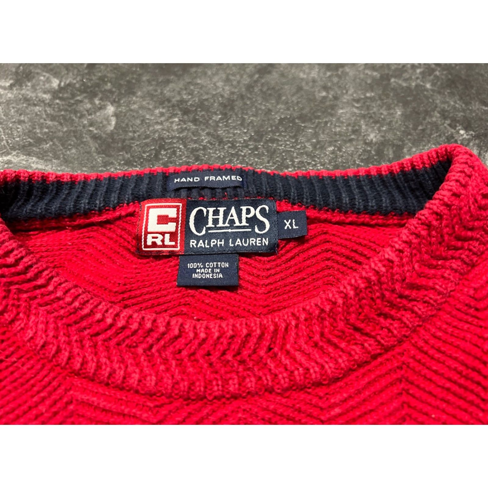 Chaps **Red Chaps Ralph Lauren Mens Nautical Long Sleeve Sweater XL** User: **Ralph Lauren Red Chaps Mens Nautical Long Sleeve Sweater XL** Size US XL / EU 56 / 4 - 4 Thumbnail