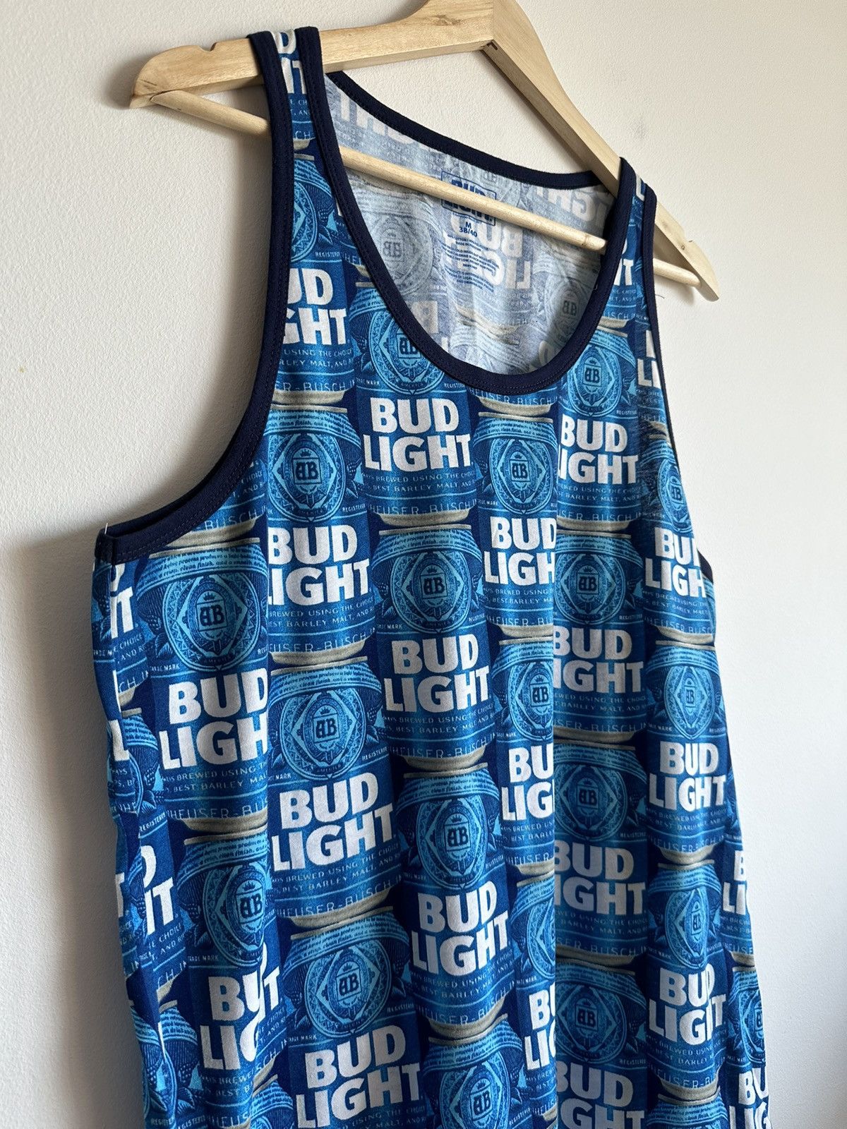 Other Budlight fullprint tanktop streetwear beer rare swag drip Size US M / EU 48-50 / 2 - 3 Thumbnail