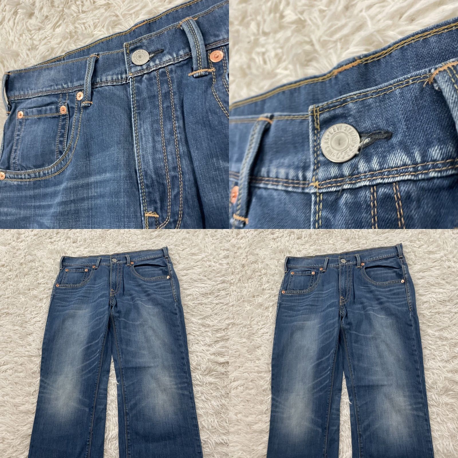 Levi's VINTAGE Levi's Jeans 514 Jeans Men 36x32 Blue Straight Wash Denim 36 Size US 36 / EU 52 - 10 Thumbnail
