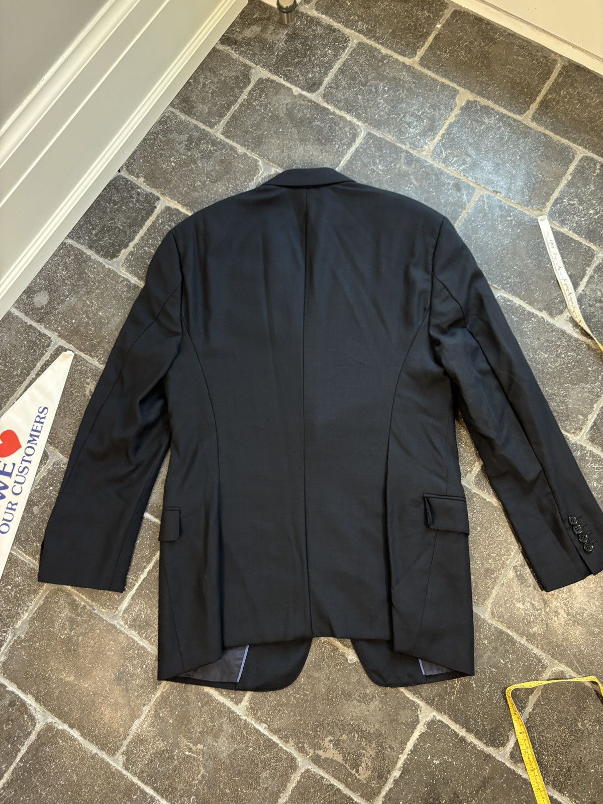 Armani Collezioni Armani Suit G-Line Wool Two Piece 2pc EU 52 Trousers Jacket Size 36S - 15 Thumbnail