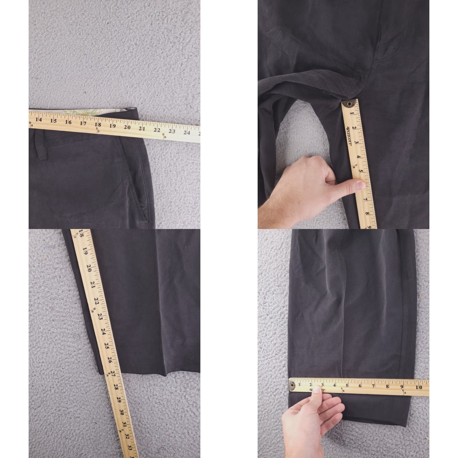 Tommy Bahama Tommy Bahama Pants Mens 40x27 Black Silk Chino Relaxed Size US 40 / EU 56 - 8 Thumbnail
