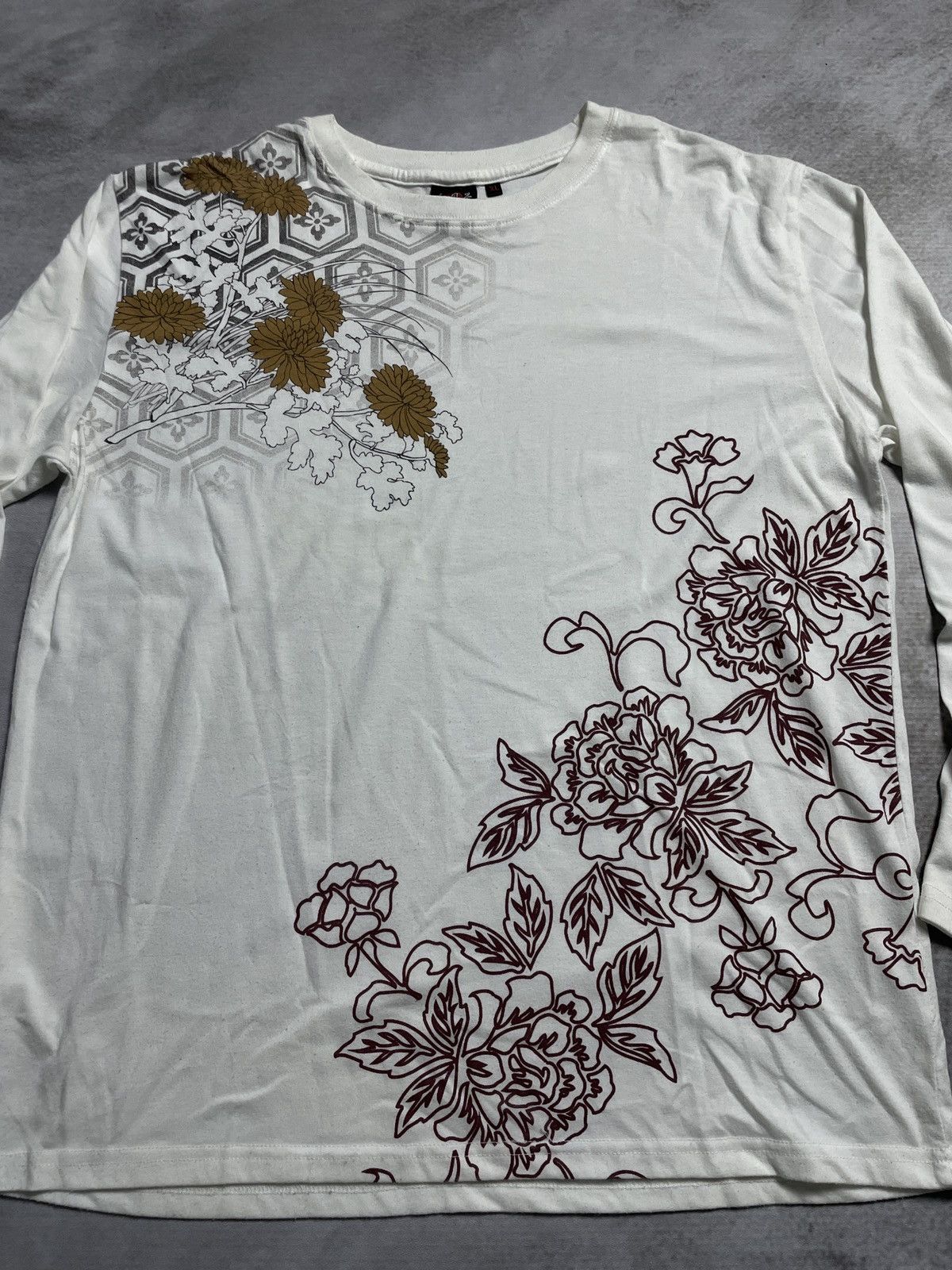 Le Grande Bleu (L.G.B.) Bullet Noise Japanese Art Longsleeve Size US XL / EU 56 / 4 - 2 Thumbnail
