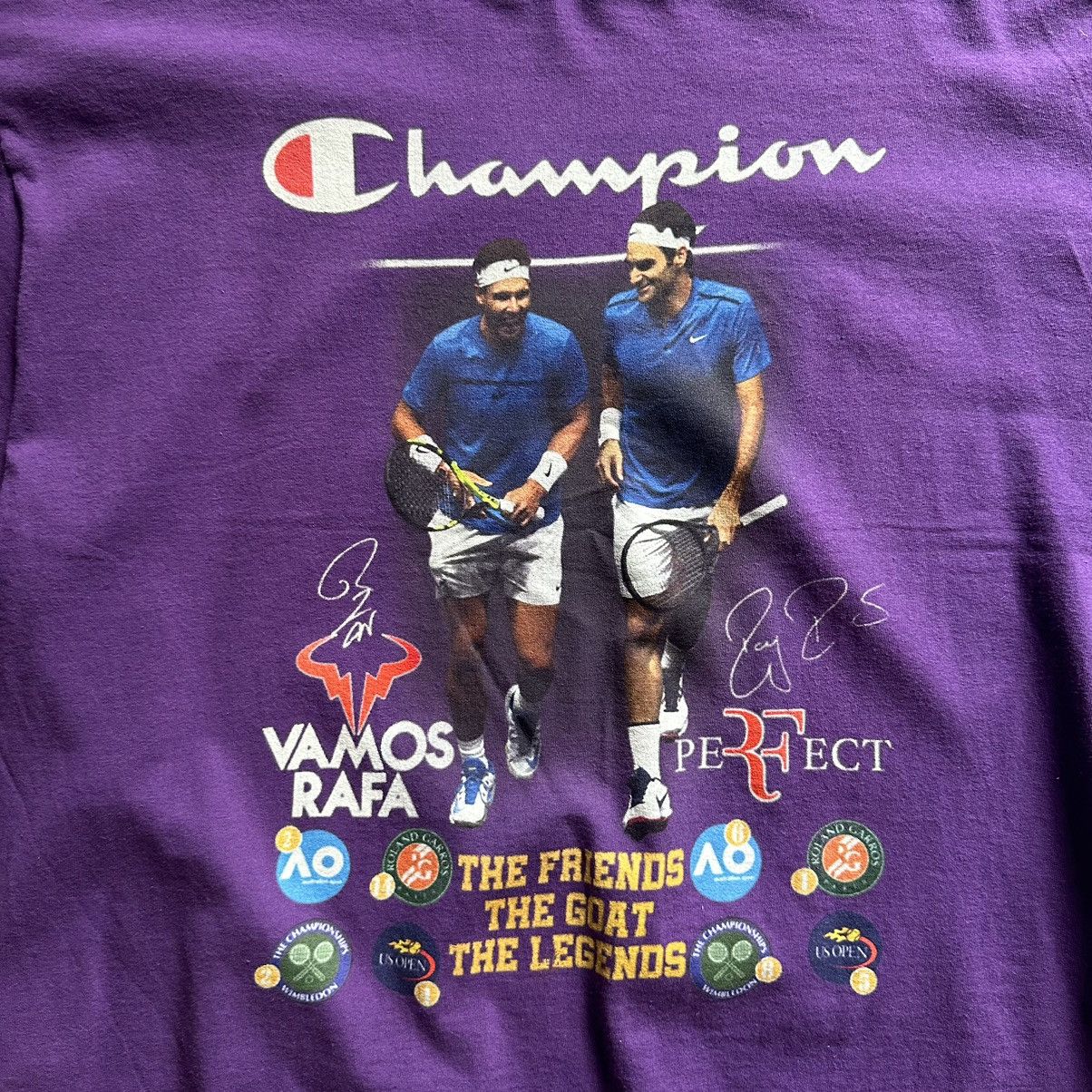 Designer × Vintage Vintage T-shirts The Friends The Goat The Legends Y2K Tennis Size US XXL / EU 58 / 5 - 8 Thumbnail