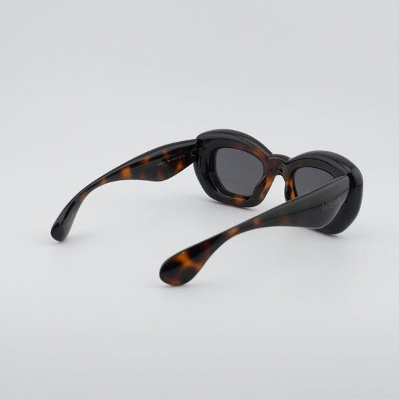 Loewe Loewe LW40117I 52A Sunglasses Dark Havana/Black Cat Eye Size ONE SIZE - 4 Thumbnail