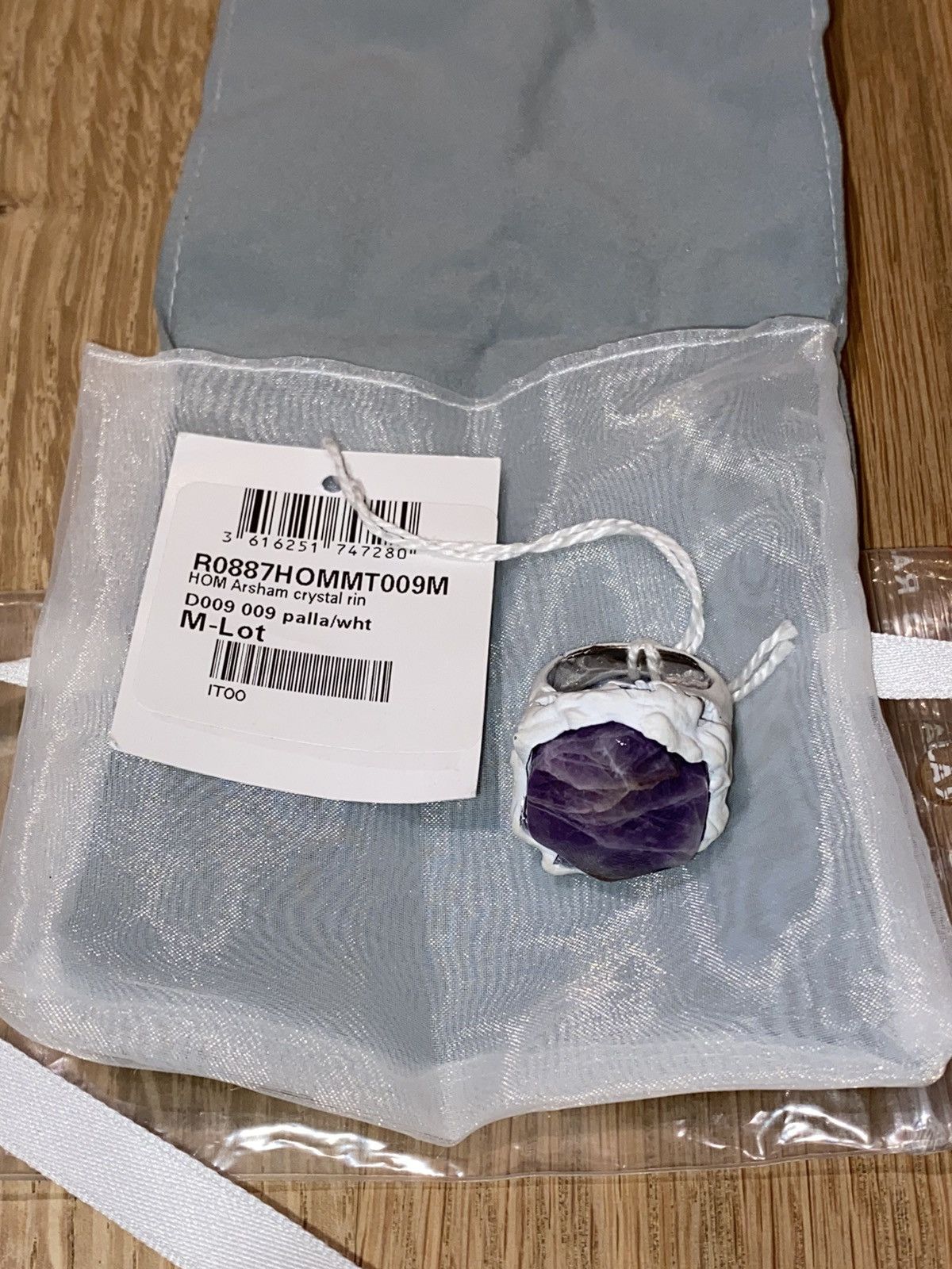 Daniel Arsham × Dior Dior x Daniel Arsham Eroded Crystal Ring (SMALL/MEDIUM) Size ONE SIZE - 1 Thumbnail