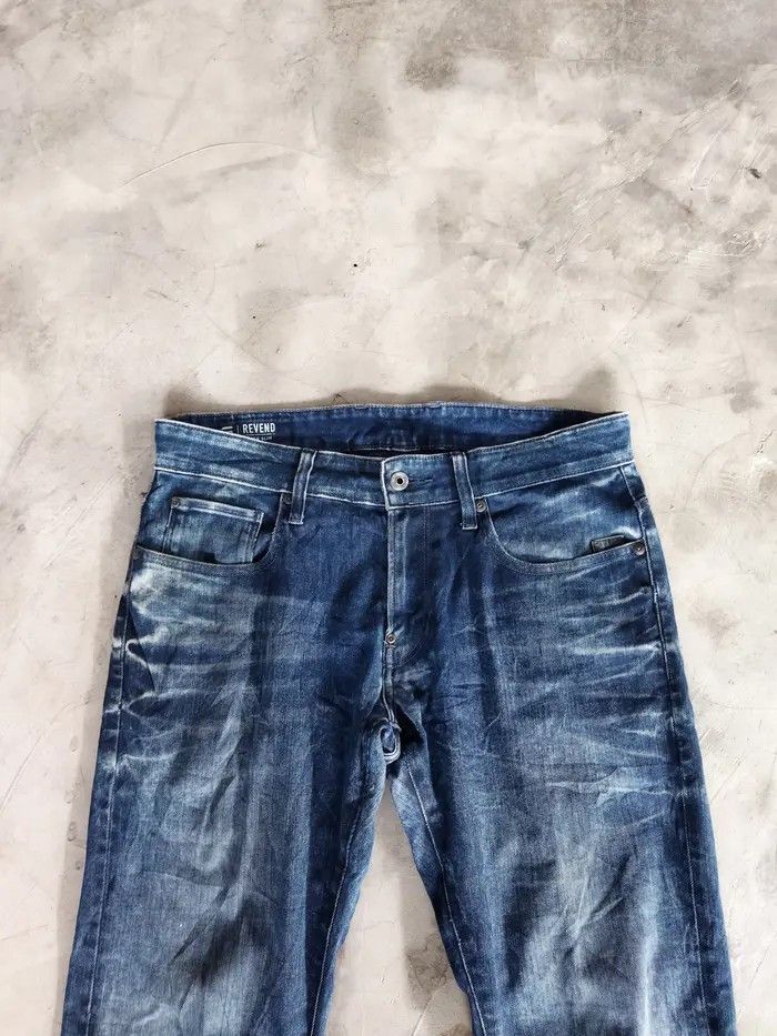 Vintage VINTAGE REVEND SUPER SLIM BLUE JEANS PANTS Size US 34 / EU 50 - 2 Thumbnail