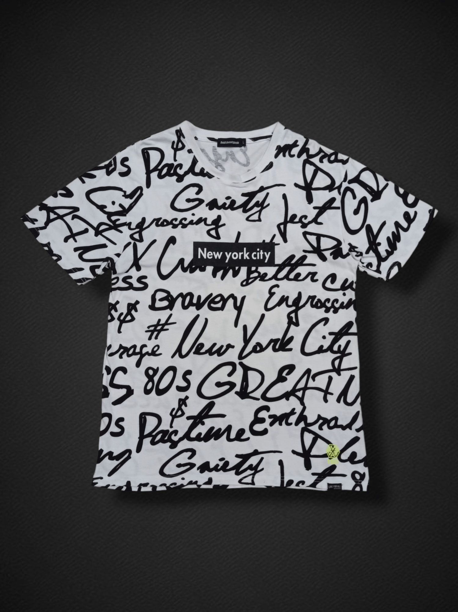 Hypebeast AVAIL AVANTGARDE New York City Full Print L Tee Size US L / EU 52-54 / 3 - 1 Thumbnail