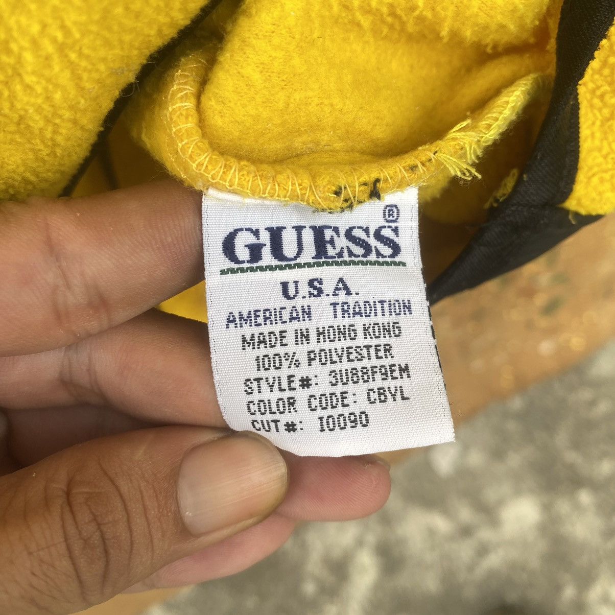 Guess Vintage Guess Baggy Fleece Jacket Size US XXL / EU 58 / 5 - 6 Thumbnail