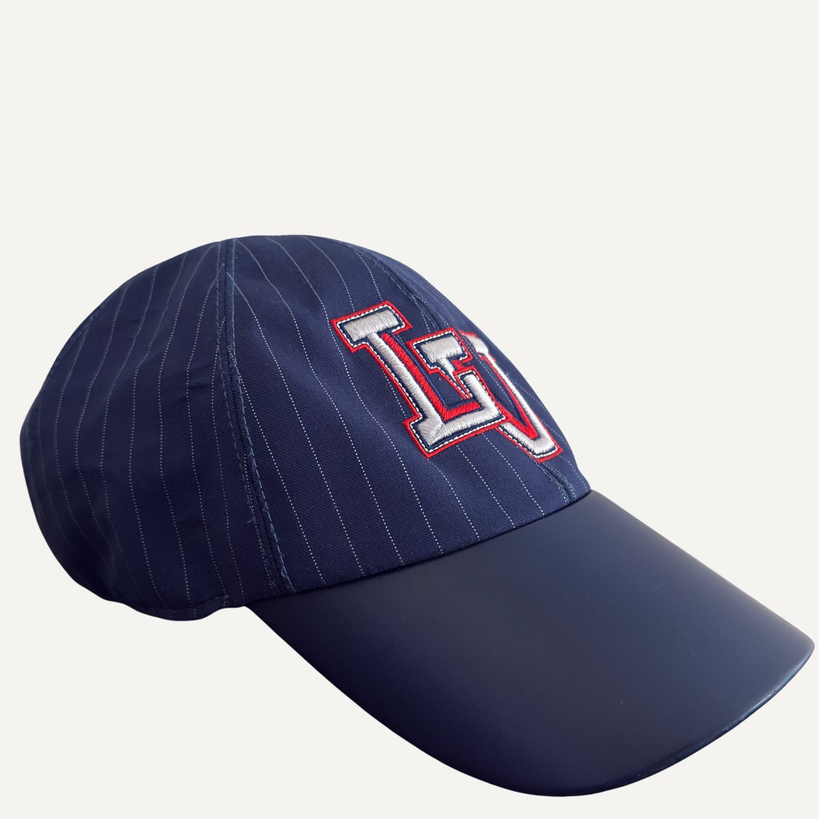 Louis Vuitton Louis Vuitton LV Varsity Cap Navy Pinstripe Hat 59 Size ONE SIZE - 1 Thumbnail