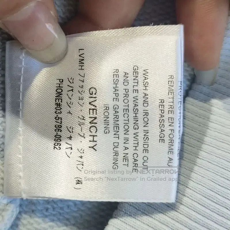Givenchy Givenchy Light Blue Cotton Women's Hoodie . Size XS / US 0-2 / IT 36-38 - 9 Thumbnail