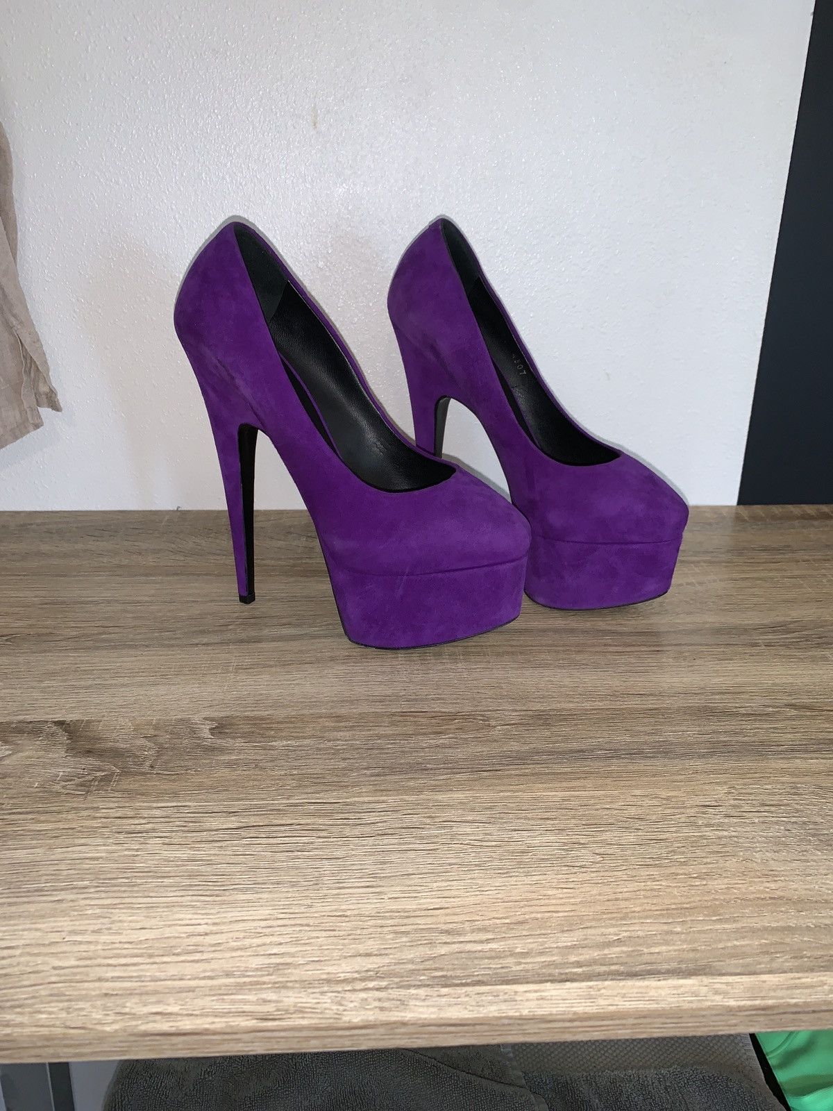 Giuseppe Zanotti GIUSEPPE ZANOTTI DESIGN Purple Platform Heels SIZE 37/ 7 Size US 7 / IT 37 - 1 Thumbnail
