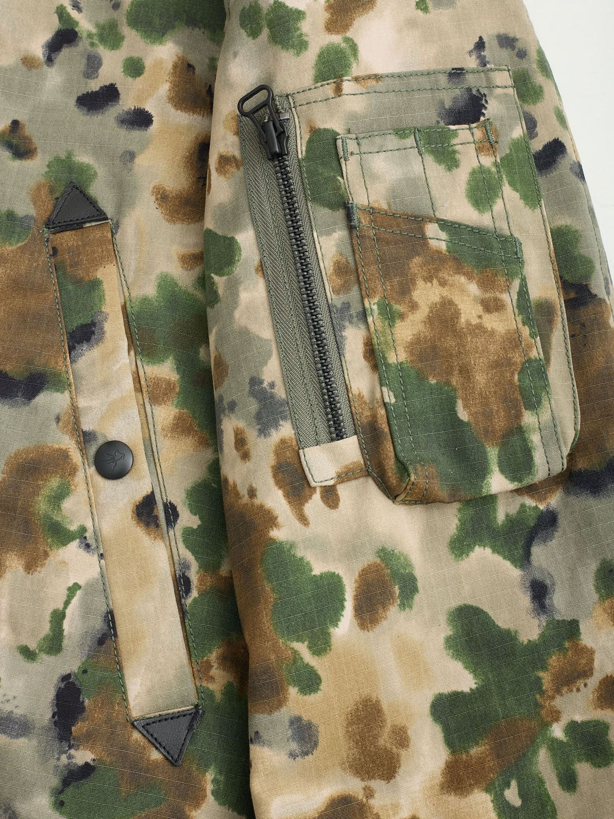 I. Spiewak And Sons SPIEWAK & SONS Golden Fleece Camo Cotton Nylon Bomber Jacket Size US S / EU 44-46 / 1 - 6 Thumbnail