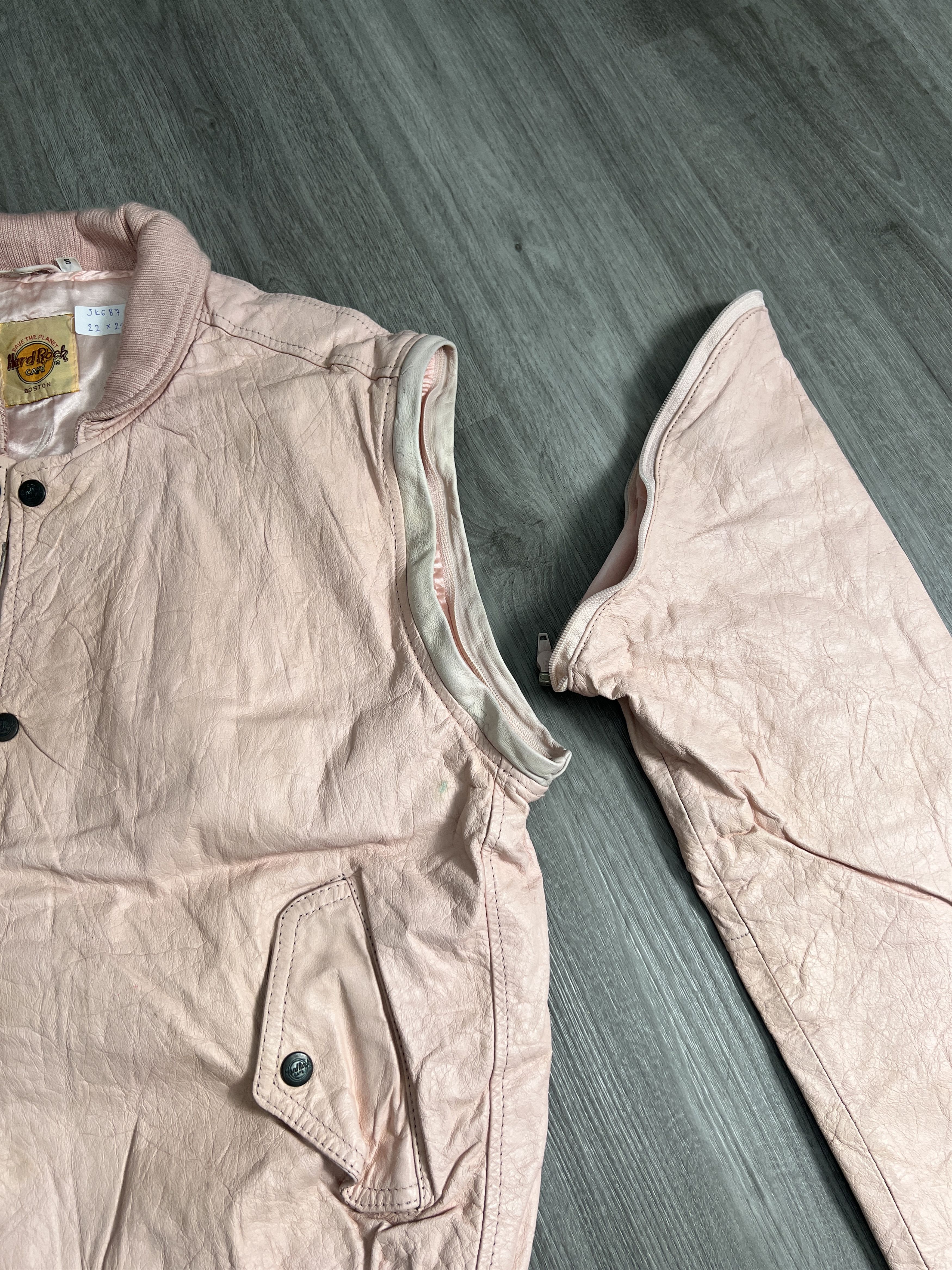 Hard Rock Cafe Vtg Hard Rock Cafe New York Leather Jacket (S) JK687 Size US S / EU 44-46 / 1 - 13 Thumbnail