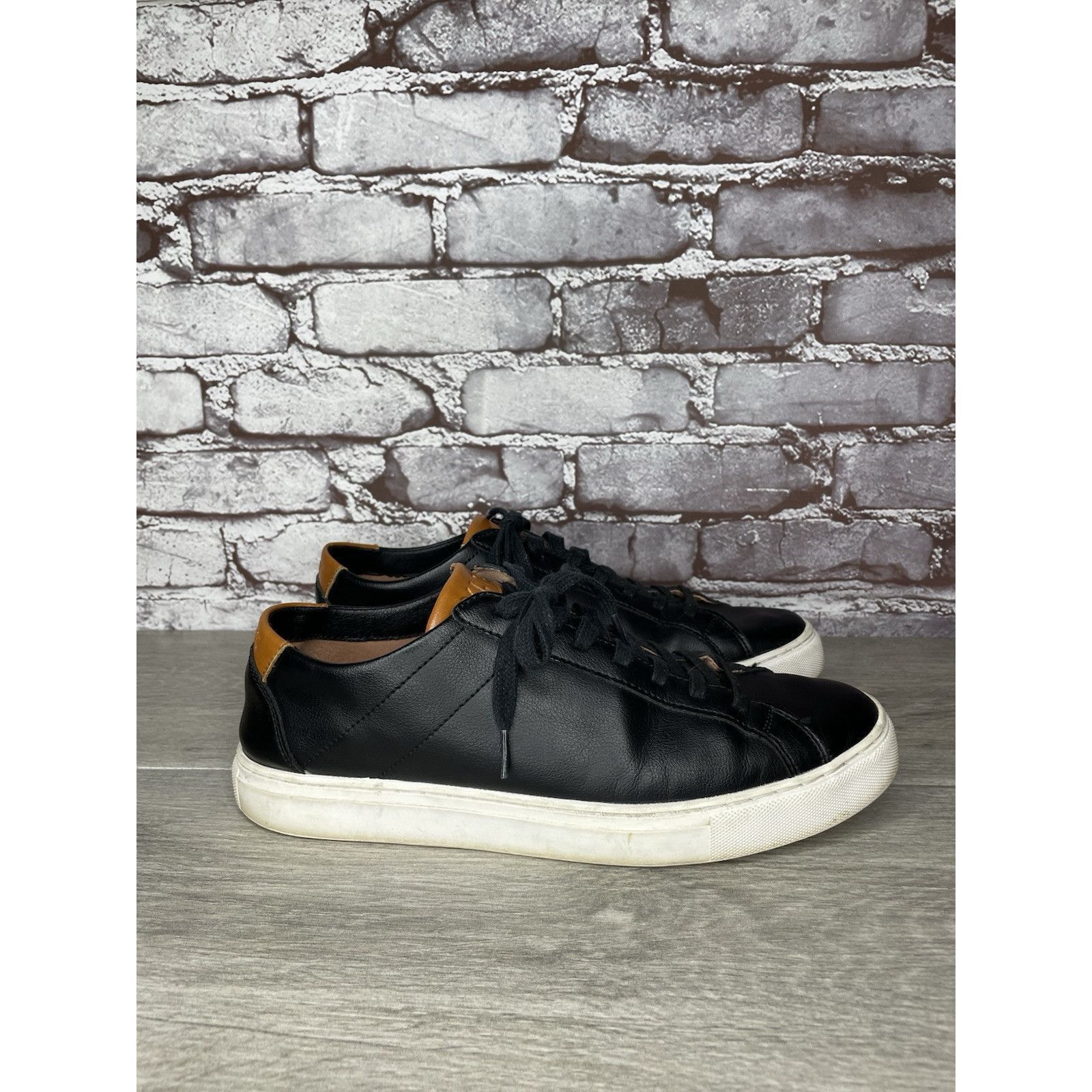 Other BYLT Everyday Shoes Black Leather Lace Up Casual Low Sneaker Size US 9 / EU 42 - 21 Thumbnail