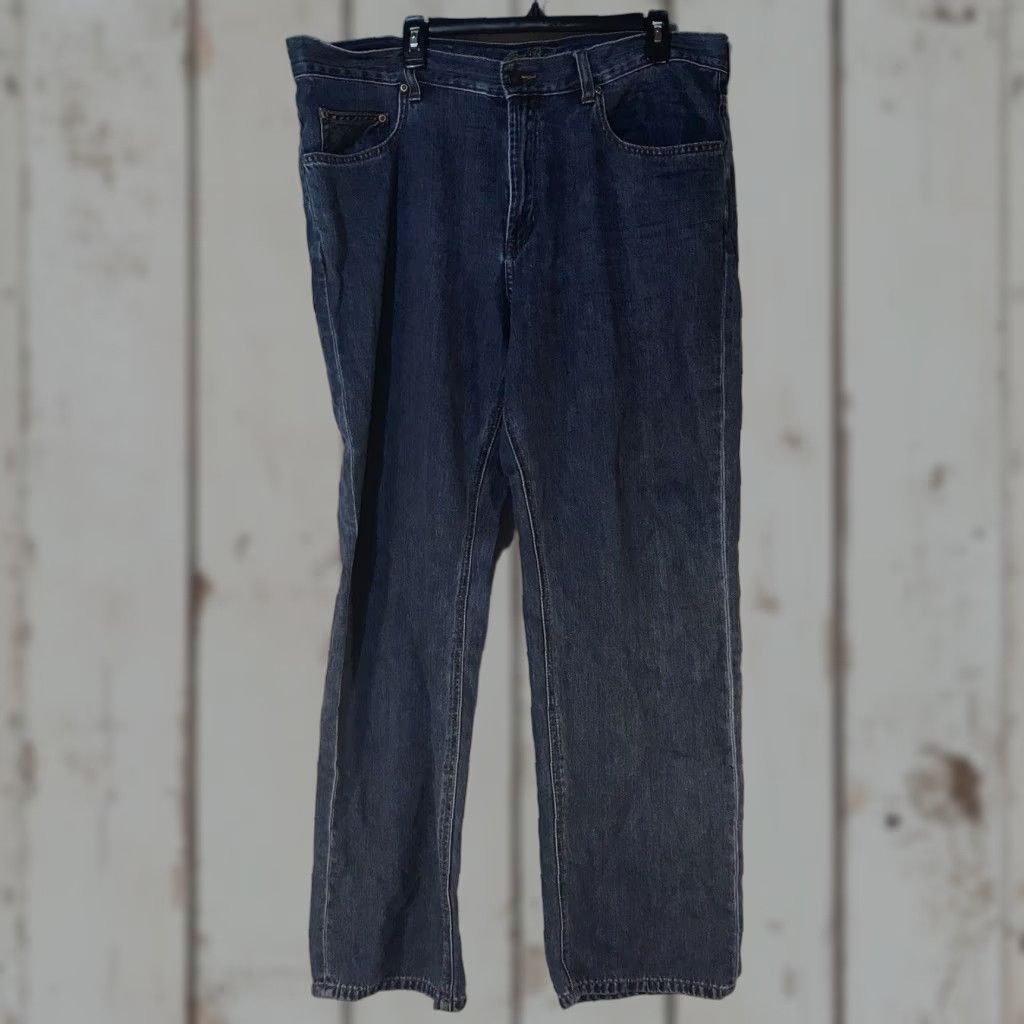 Tommy Bahama Tommy Bahama Dark Wash Bootcut Jeans Mens Size 40X32 Classic Fit Blue Denim Size US 40 / EU 56 - 1 Thumbnail