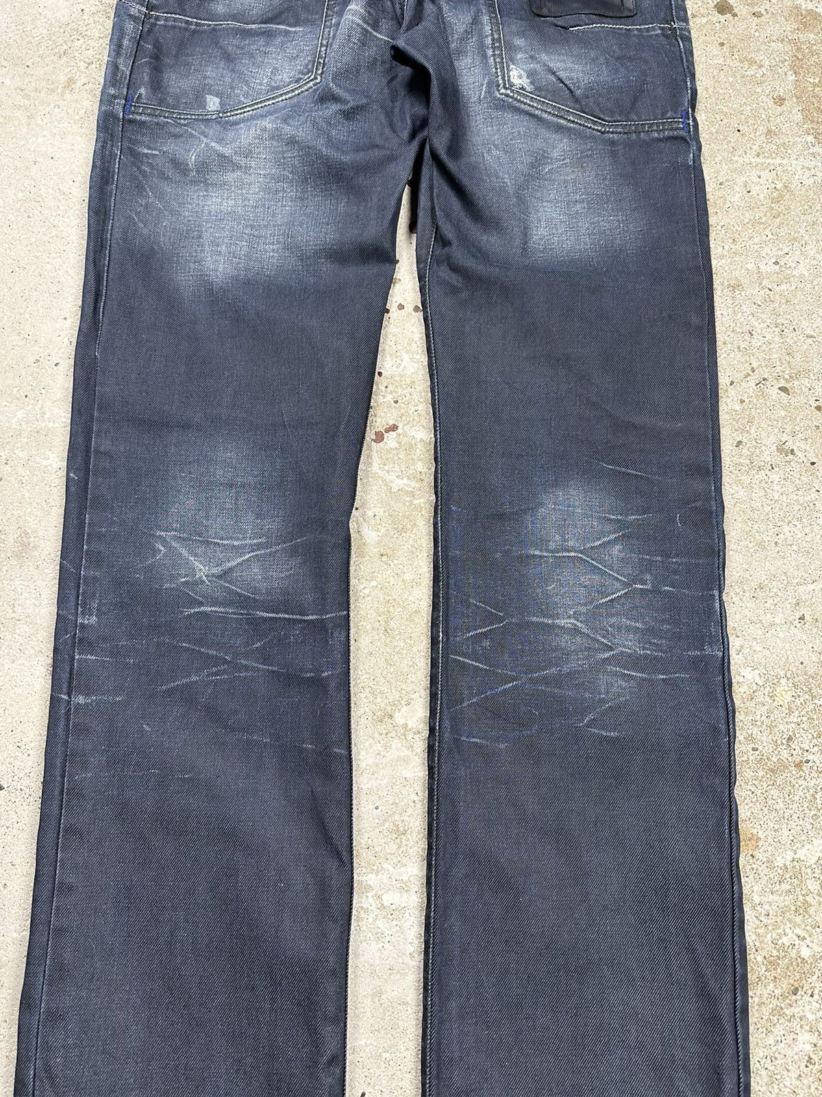 G-Star × Vintage Vintage G Star Raw 3301 Navy Aero Tapered Denim Pants Size US 31 - 13 Thumbnail