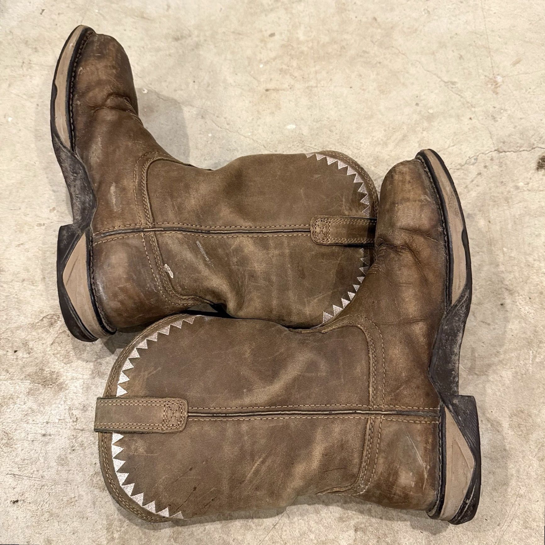 Ariat Ariat Anthem Deco Composite Toe Western Work Boot Brown Leather 9B Womens Cowboy Western Size 9 US 40 EU 6.5 UK Pre-owned Fair Size US 7 / IT 37 - 7 Thumbnail