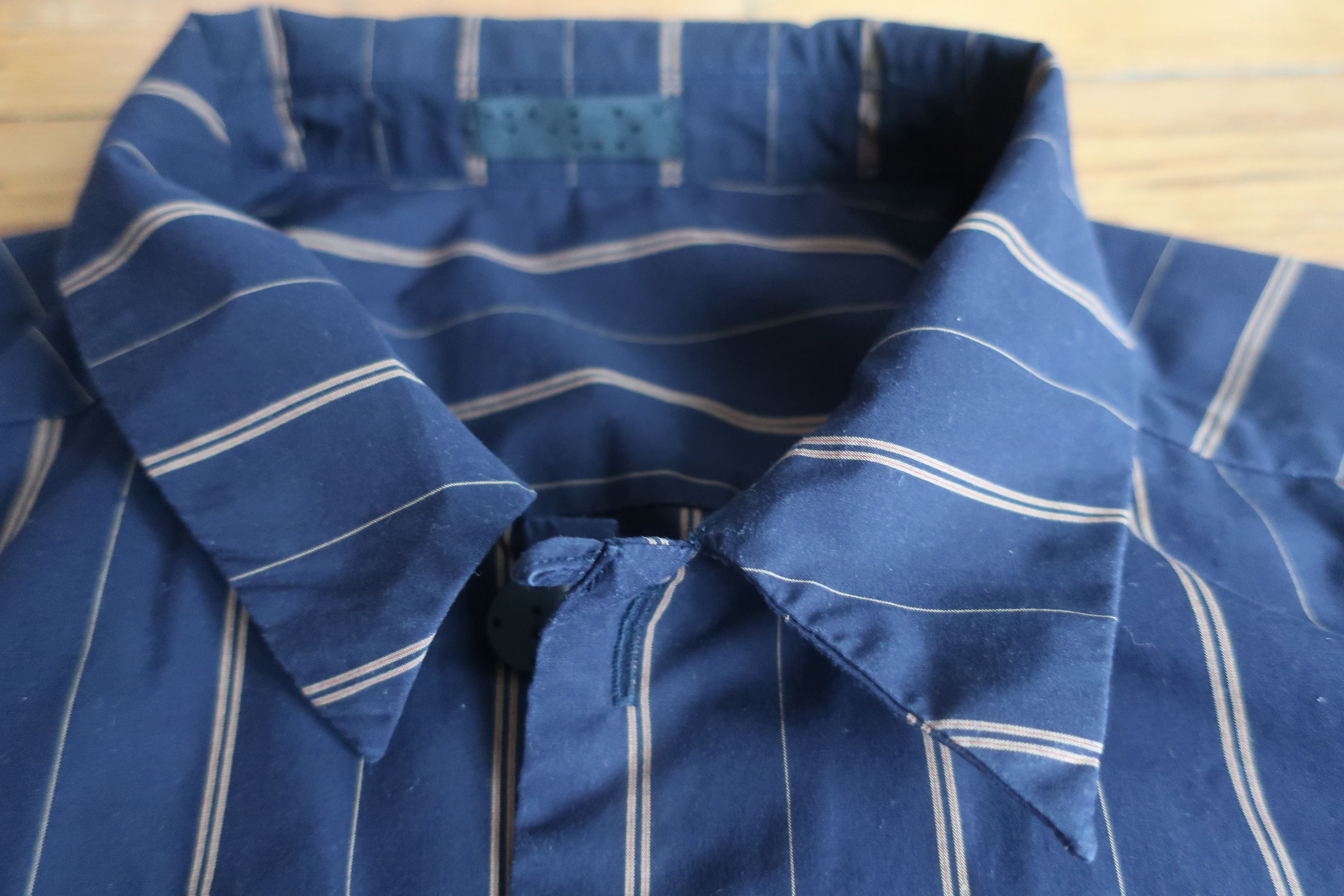 Devoa short sleeves shirt cotton blue size 3 Size US M / EU 48-50 / 2 - 2 Thumbnail
