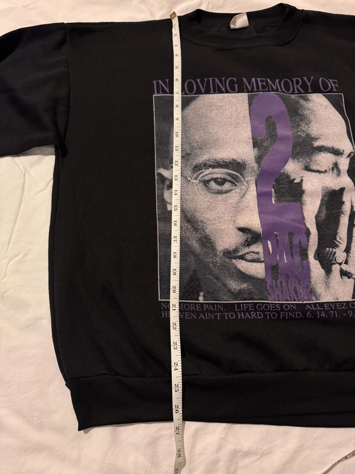 Other 1996 XL “IN LOVING MEMORY OF 2PAC SHAKUR” CREWNECK Size US XL / EU 56 / 4 - 5 Thumbnail