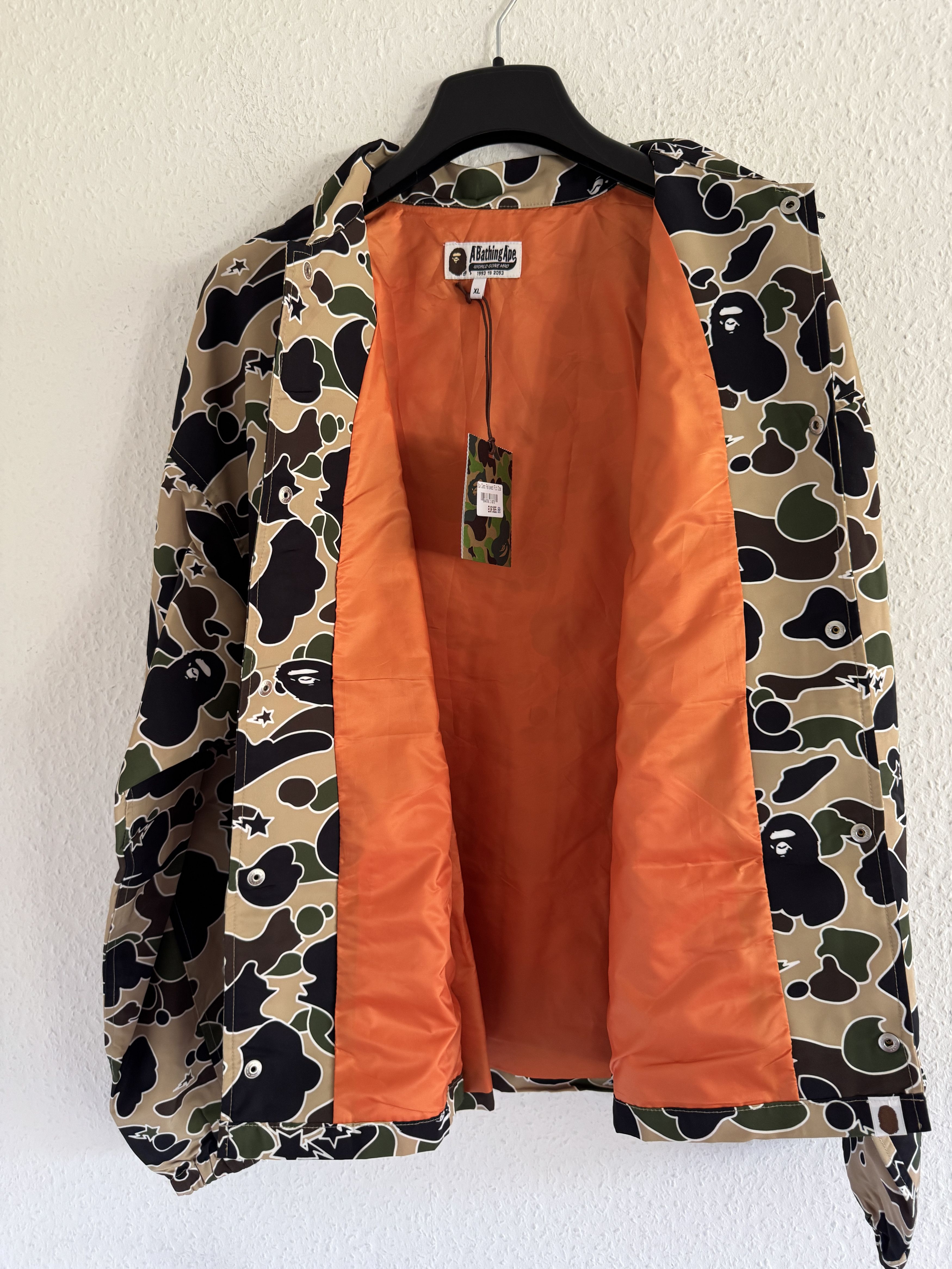 Bape Sta Camo Relaxed Coach Jacket Size US XL / EU 56 / 4 - 12 Thumbnail