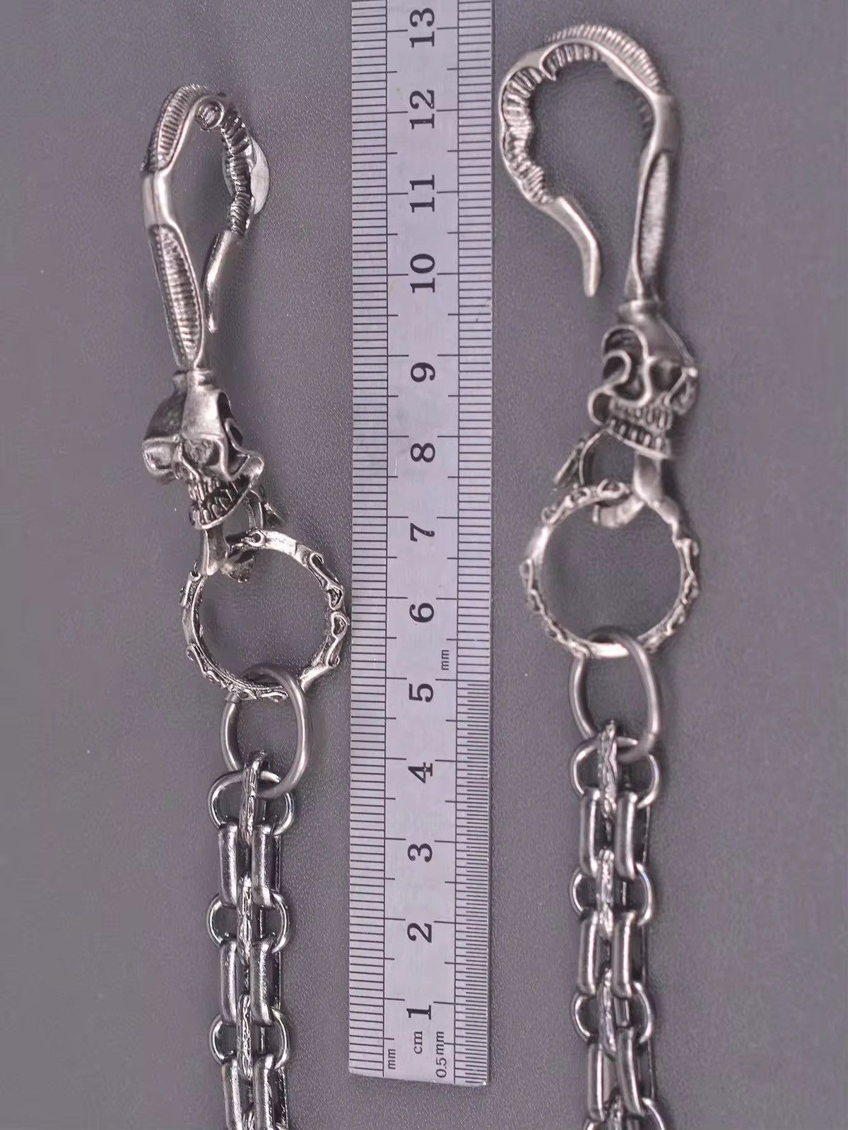 Other Skull pattern U-hook Clip Pants Chain Size ONE SIZE - 5 Thumbnail