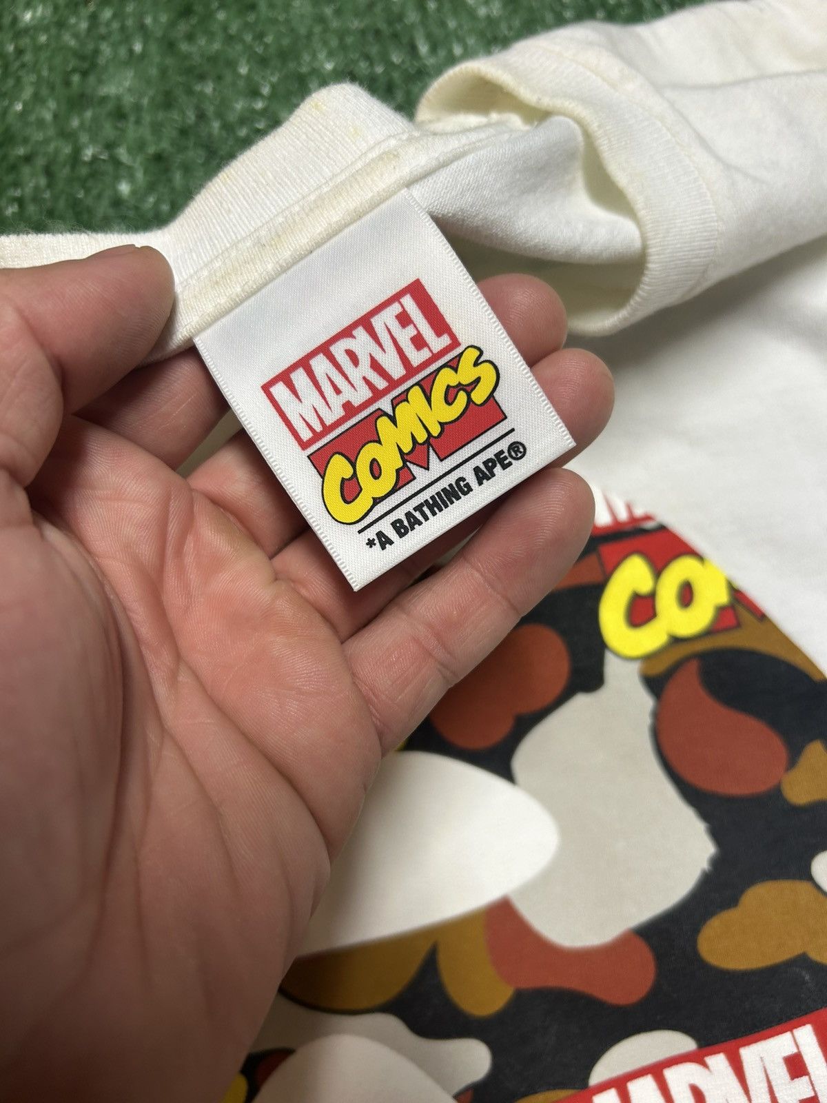 Bape × Marvel Comics BapeXmarvel tee Size US L / EU 52-54 / 3 - 2 Thumbnail