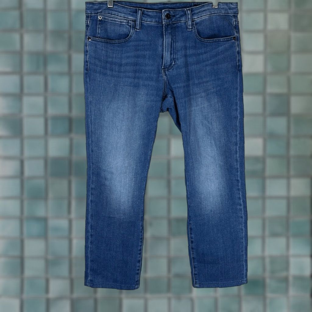 Bonobos Bonobos Jeans Mens Slim Denim W33 Altered Jeans Straight Blue 28in Inseam Mens Size US 33 - 1 Thumbnail