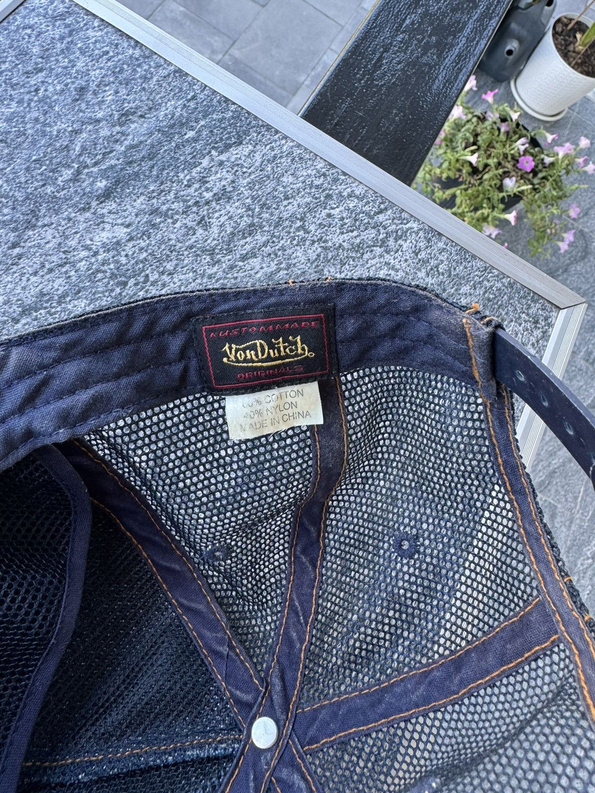 Vintage Vintage Von Dutch denim Y2K trap Tryuck Hat cap Jeans Logo Size ONE SIZE - 6 Thumbnail
