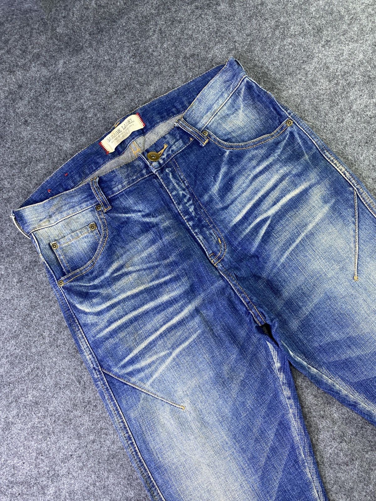 Japanese Brand × Jean Garage Label Blue Wash Denim - J900 Size US 32 / EU 48 - 10 Thumbnail