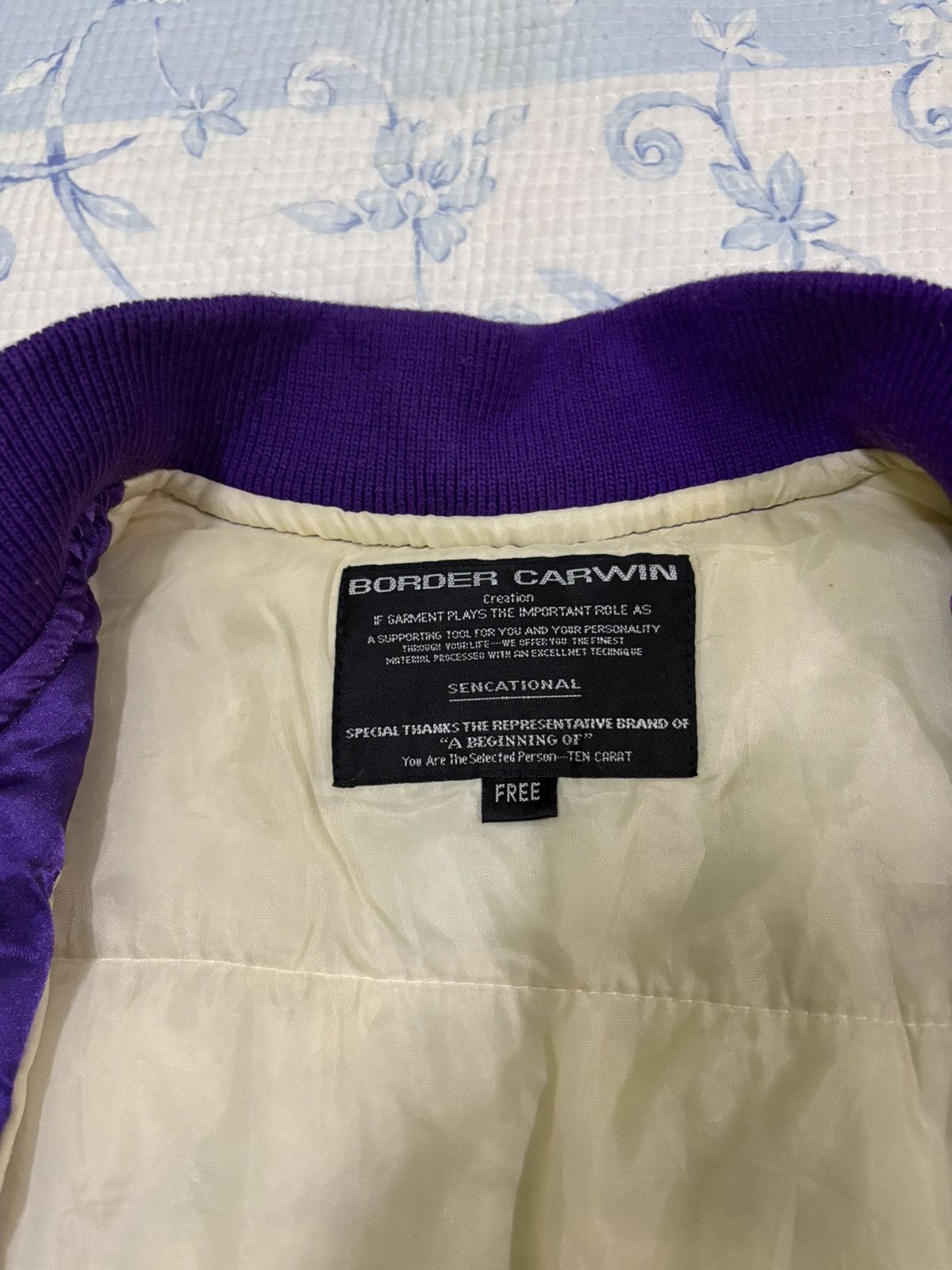 Japanese Brand Sukajan Airborne Embroidery Dragon Size US L / EU 52-54 / 3 - 12 Thumbnail