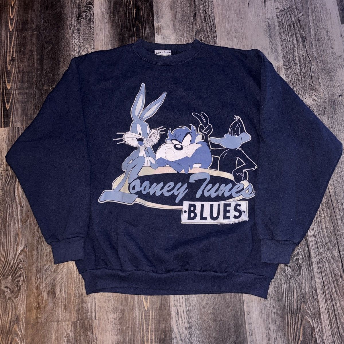 Warner Bros 1994 Looney Tunes Sweater Size US L / EU 52-54 / 3 - 1 Thumbnail