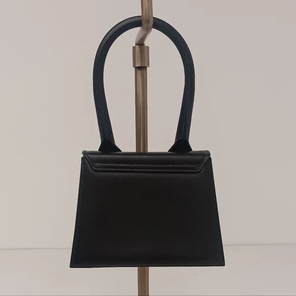 Jacquemus Jacquemus Le Chiquito Moyen Top-Handle Leather Bag - Black Size ONE SIZE - 3 Thumbnail