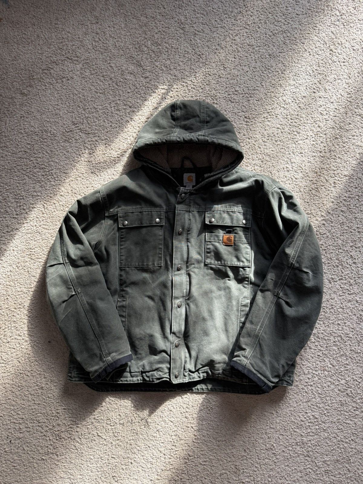Carhartt Carhartt Sherpa-Lined Hooded Work Jacket Size US XXL / EU 58 / 5 - 1 Thumbnail